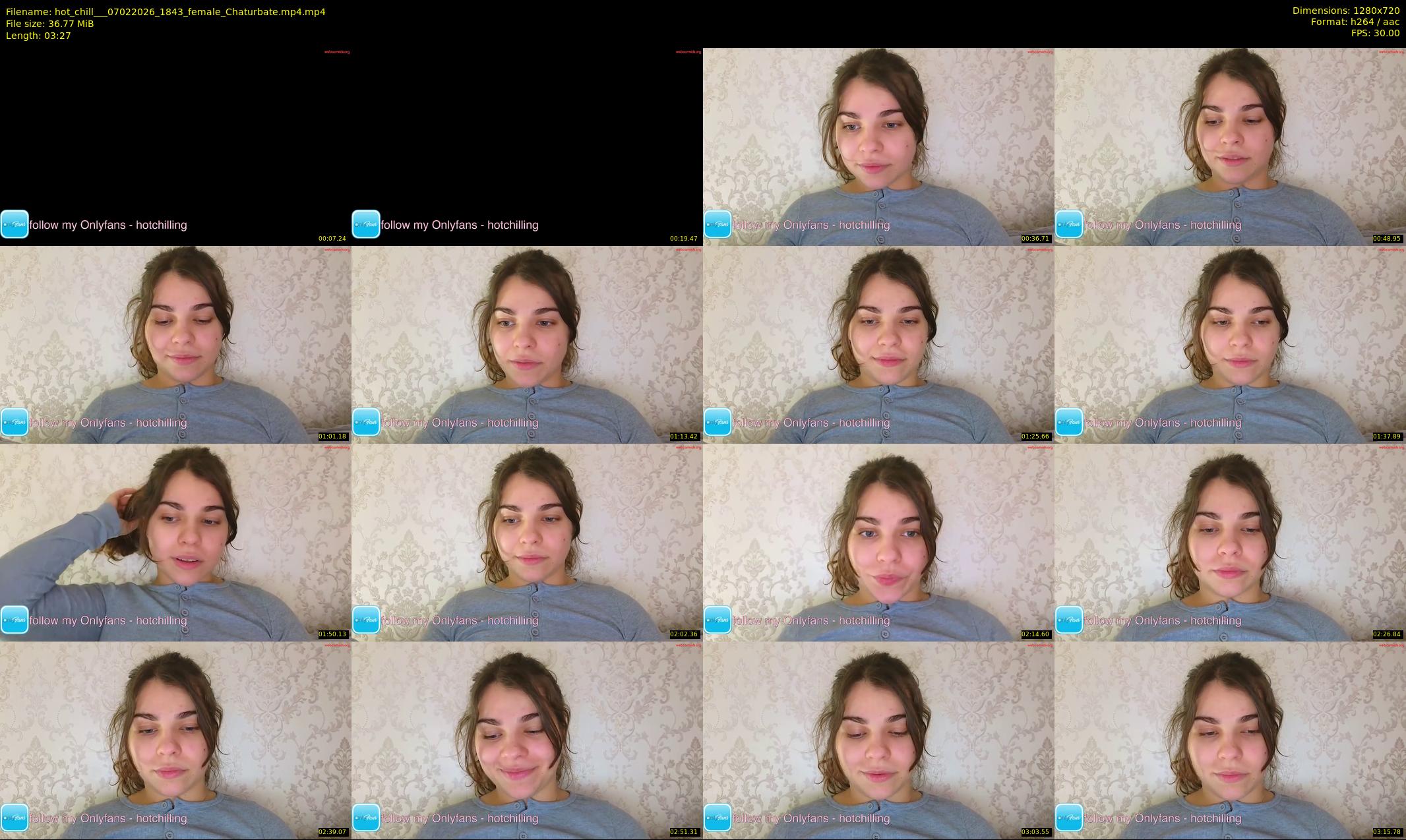 hot_chill__ — 4 minute Chaturbate female cam show recording, 720p, Feb 7, 2026