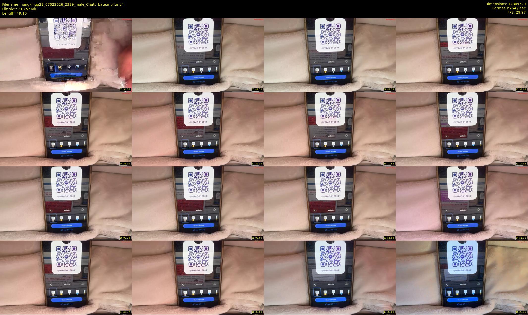 hungkingg22 — 50 minute Chaturbate male cam show recording, 720p, Feb 7, 2026