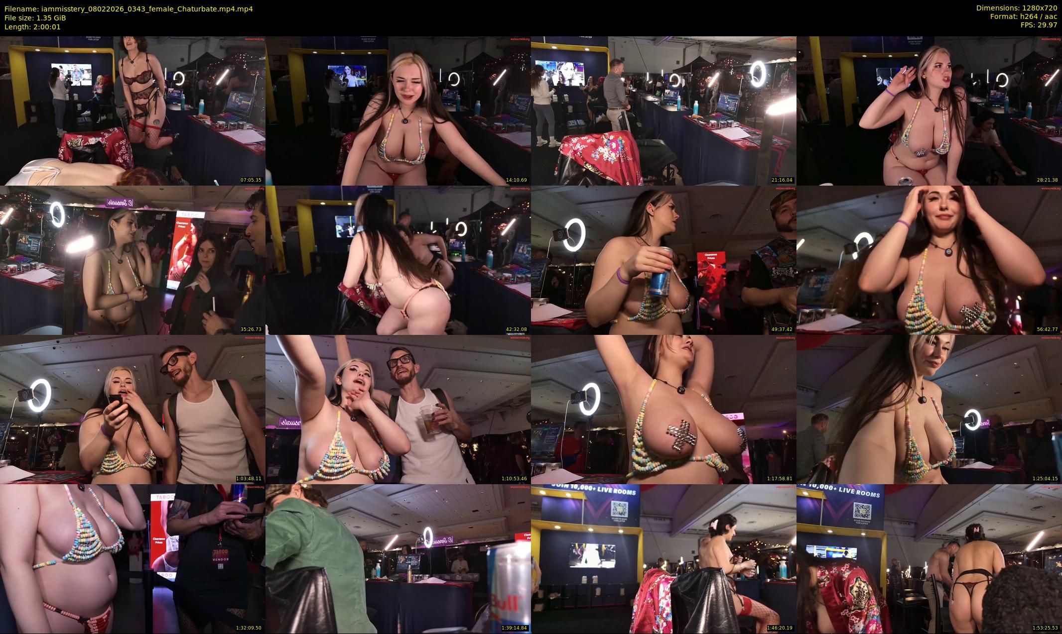 iammisstery — 121 minute Chaturbate female cam show recording, 720p, Feb 8, 2026