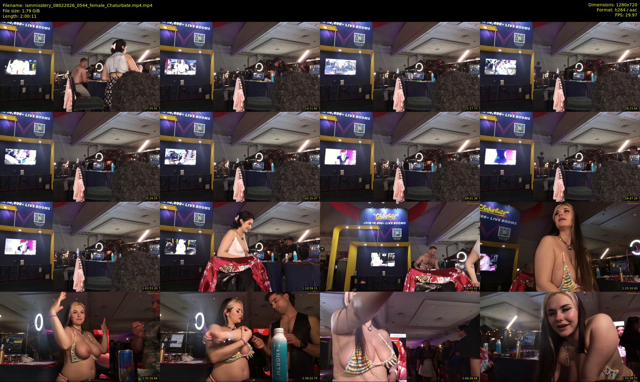 iammisstery — 121 minute Chaturbate female cam show recording, 720p, Feb 8, 2026