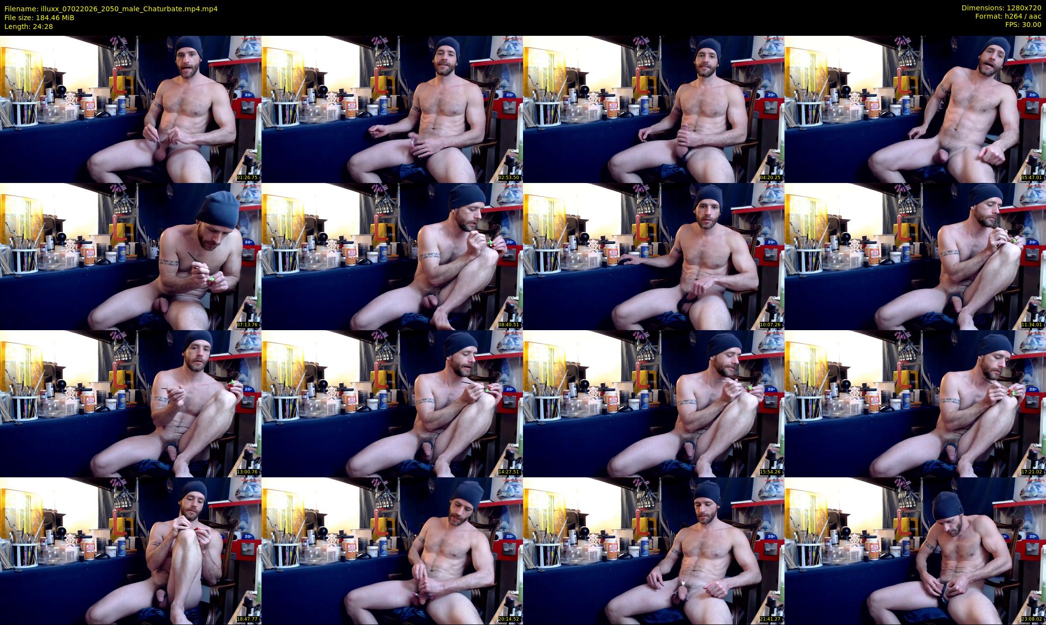 illuxx — 25 minute Chaturbate male cam show recording, 720p, Feb 7, 2026
