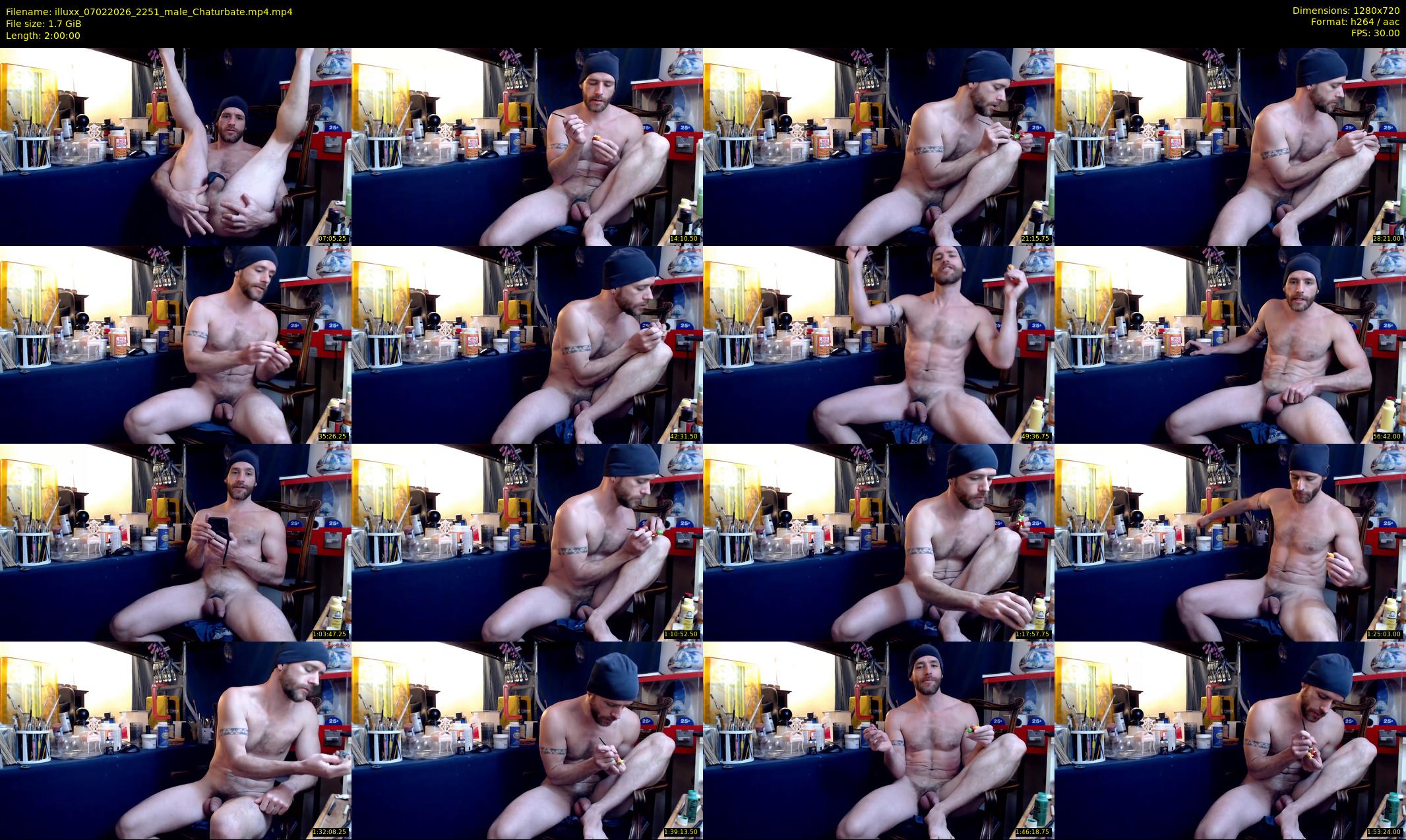 illuxx — 120 minute Chaturbate male cam show recording, 720p, Feb 7, 2026