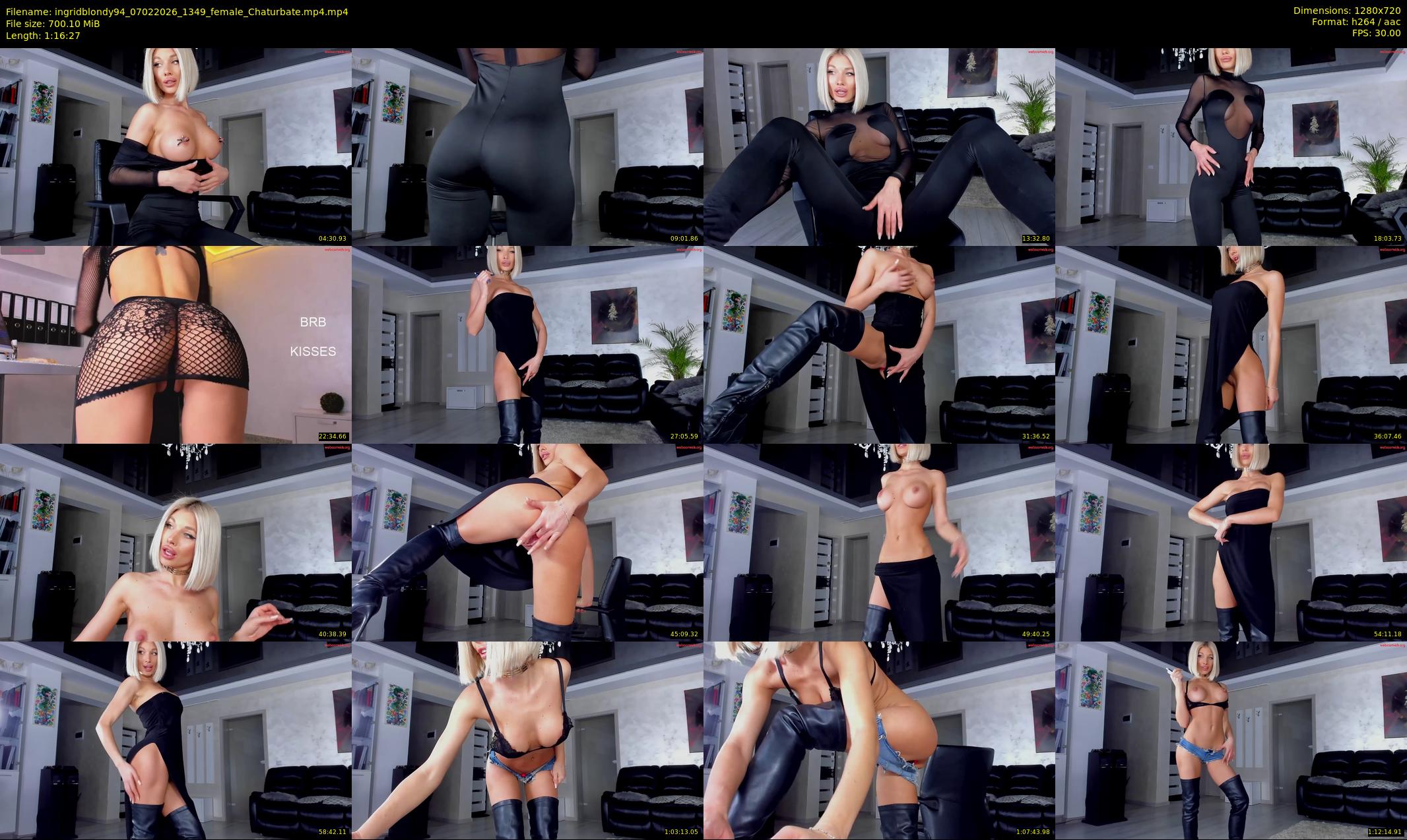 ingridblondy94 — 77 minute Chaturbate female cam show recording, 720p, Feb 7, 2026