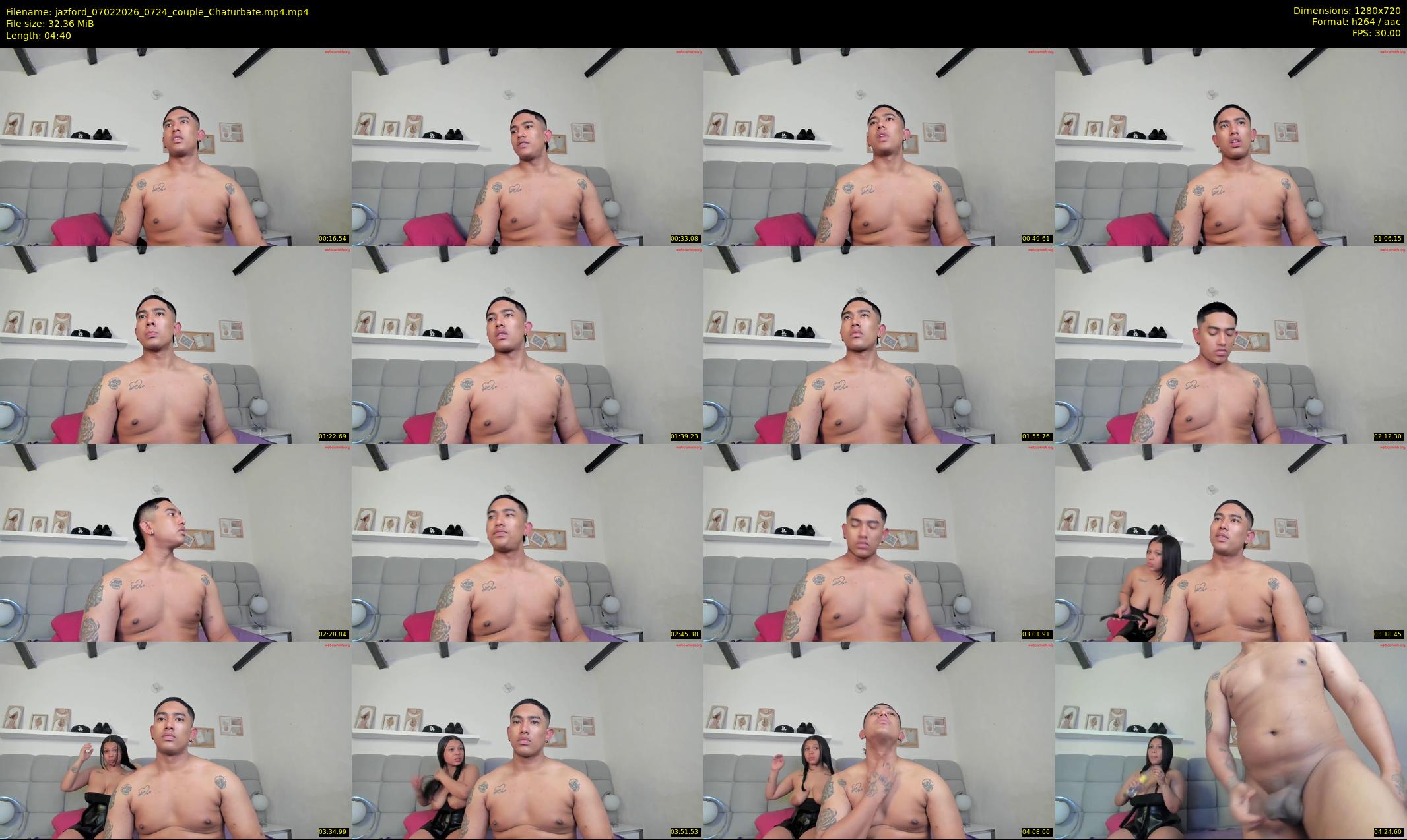 jazford — 5 minute Chaturbate couple cam show recording, 720p, Feb 7, 2026
