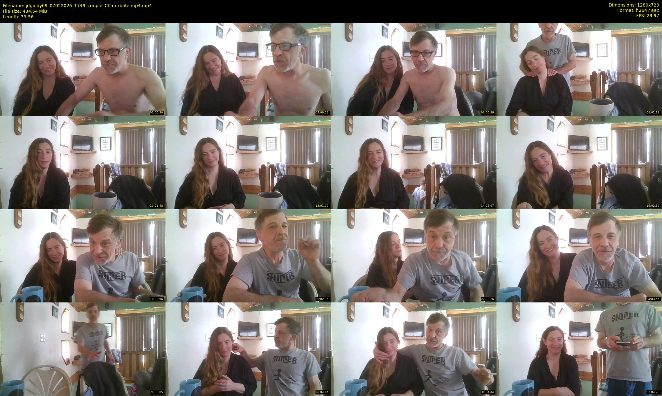 jdgiddy69 — 34 minute Chaturbate couple cam show recording, 720p, Feb 7, 2026
