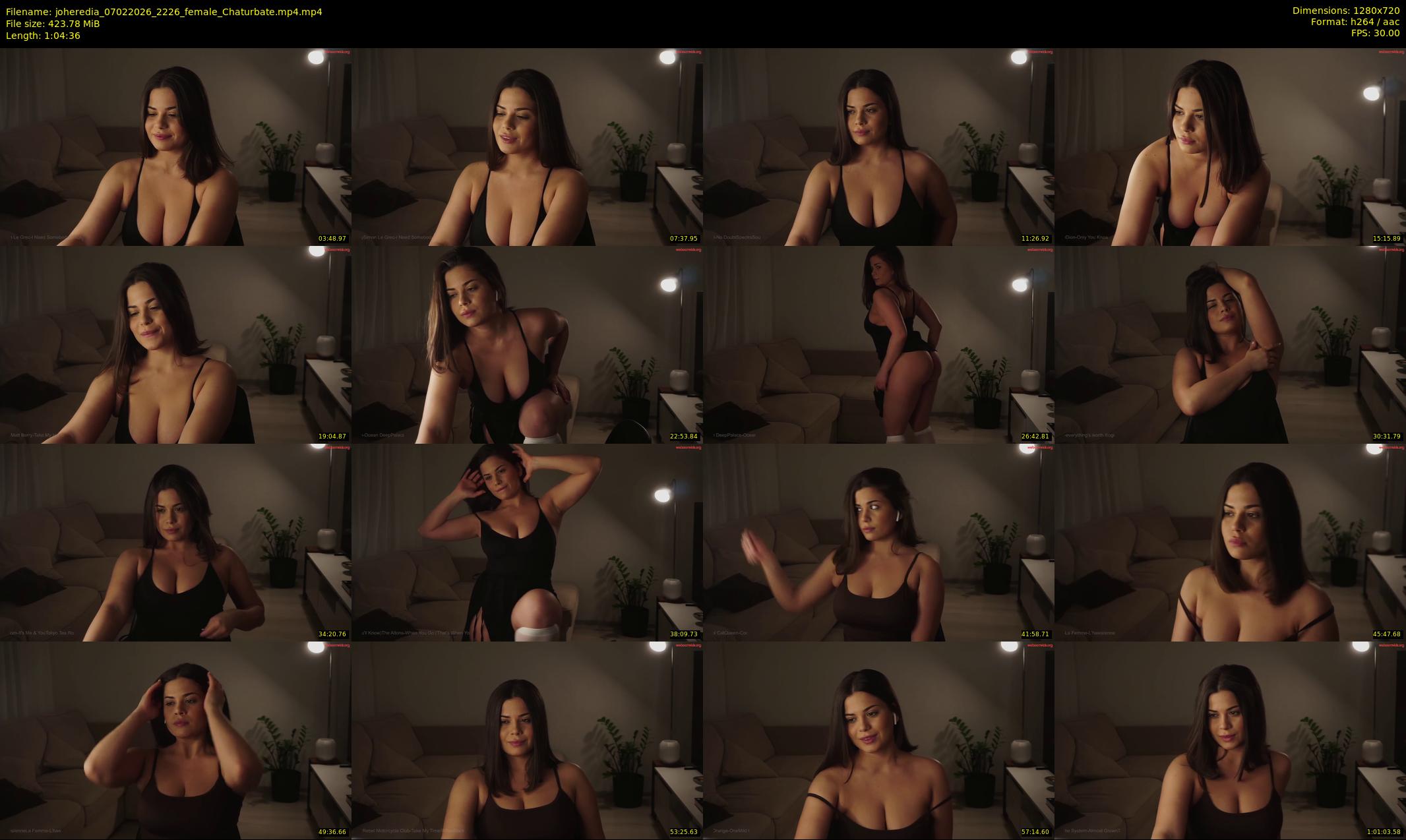 joheredia — 65 minute Chaturbate female cam show recording, 720p, Feb 7, 2026