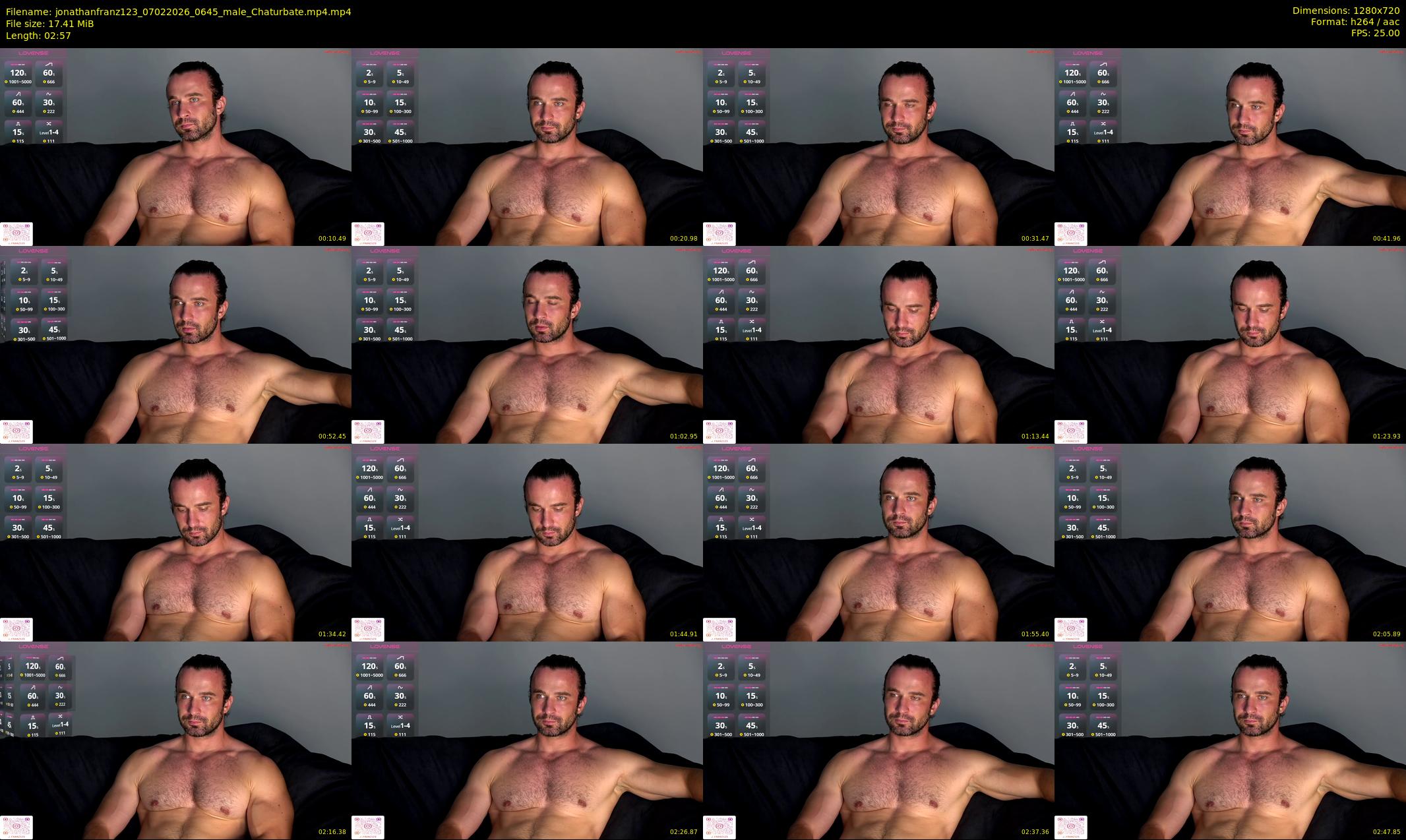 jonathanfranz123 — 3 minute Chaturbate male cam show recording, 720p, Feb 7, 2026