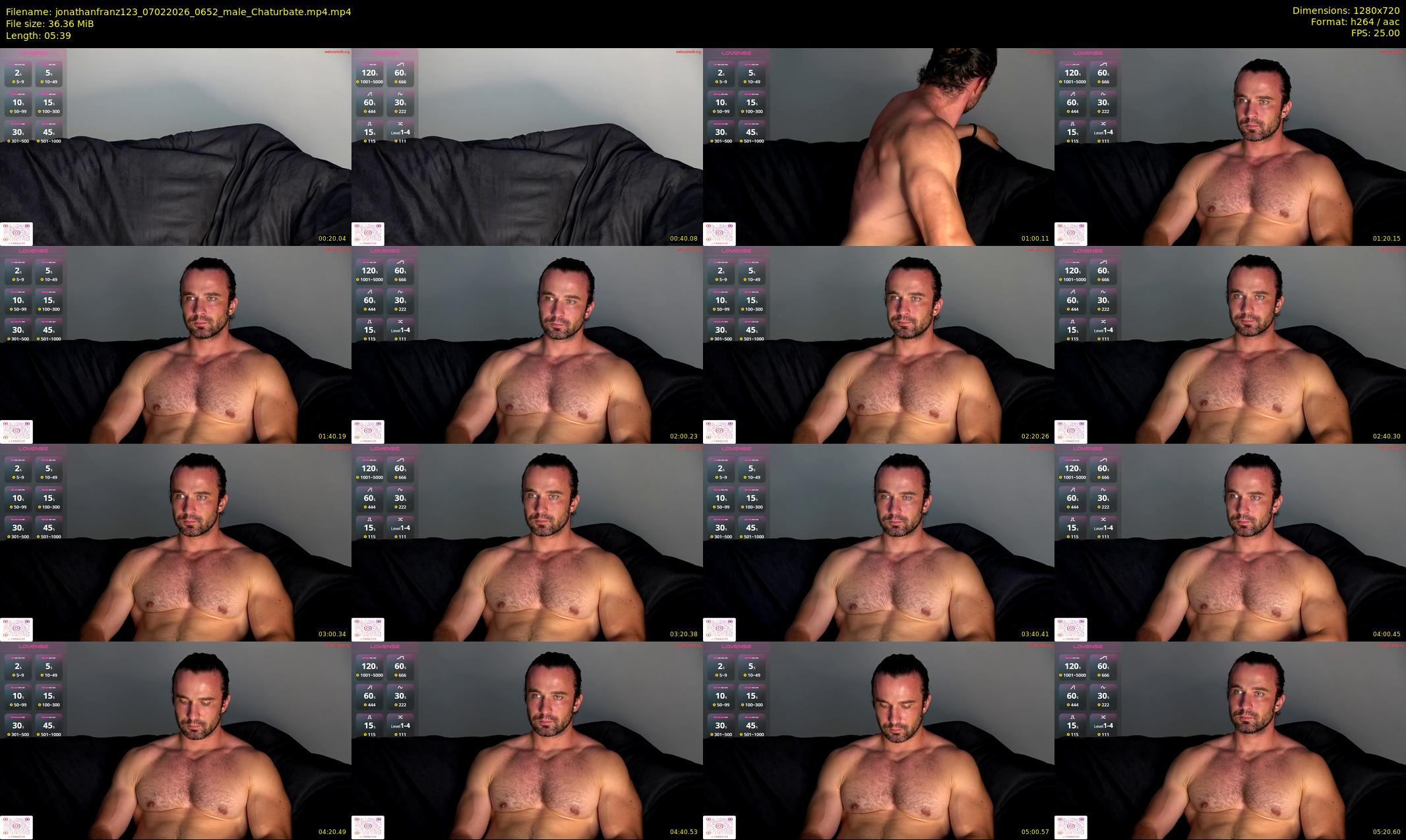 jonathanfranz123 — 6 minute Chaturbate male cam show recording, 720p, Feb 7, 2026