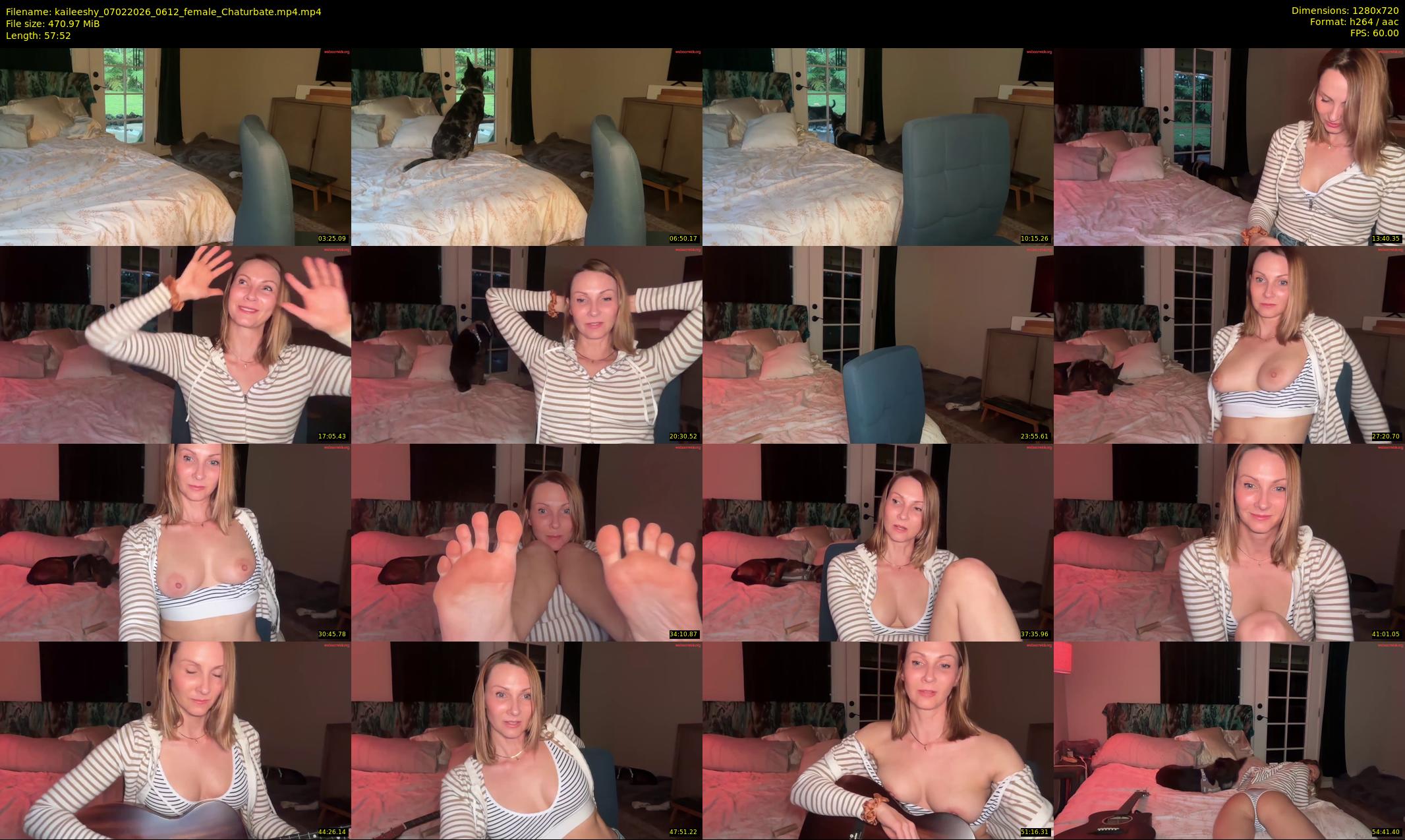 kaileeshy — 58 minute Chaturbate female cam show recording, 720p, Feb 7, 2026