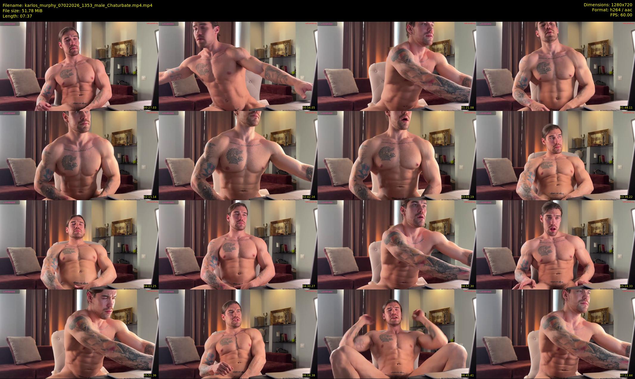 karlos_murphy — 8 minute Chaturbate male cam show recording, 720p, Feb 7, 2026