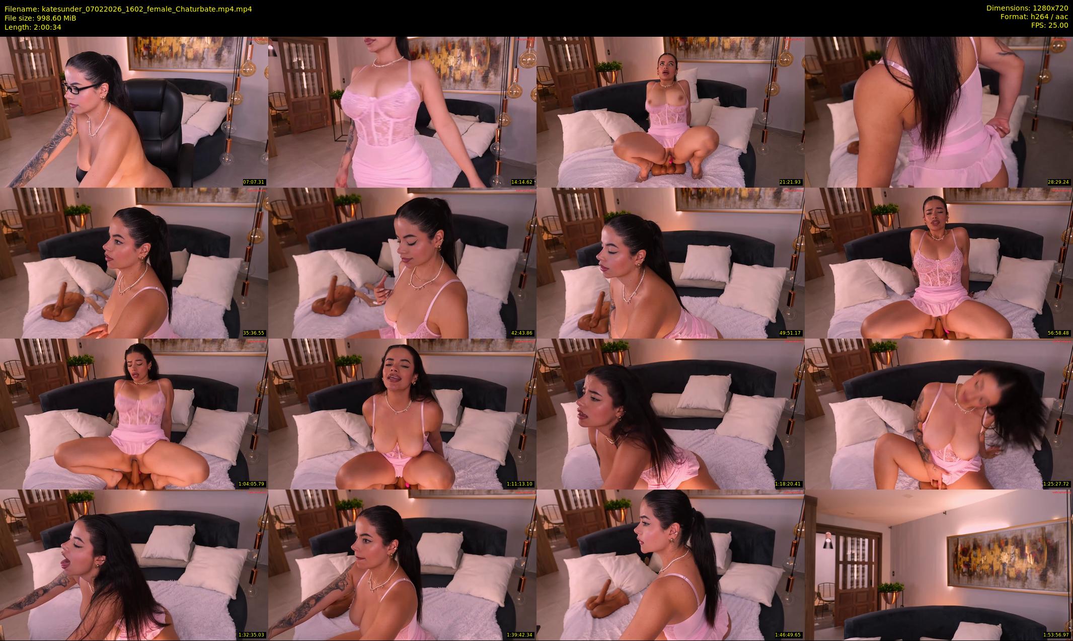 katesunder — 121 minute Chaturbate female cam show recording, 720p, Feb 7, 2026