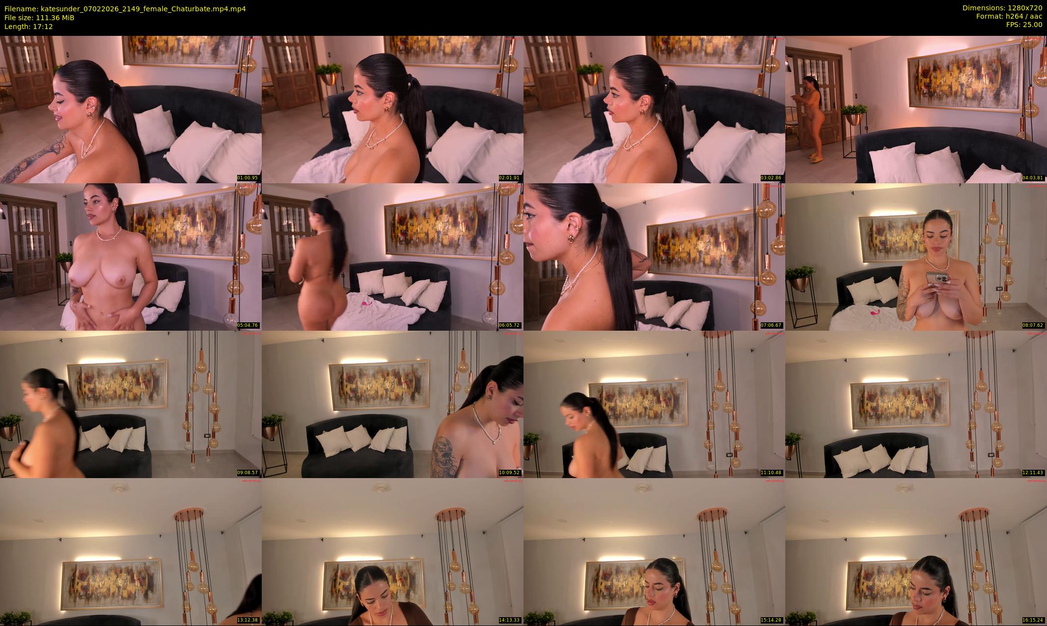 katesunder — 18 minute Chaturbate female cam show recording, 720p, Feb 7, 2026