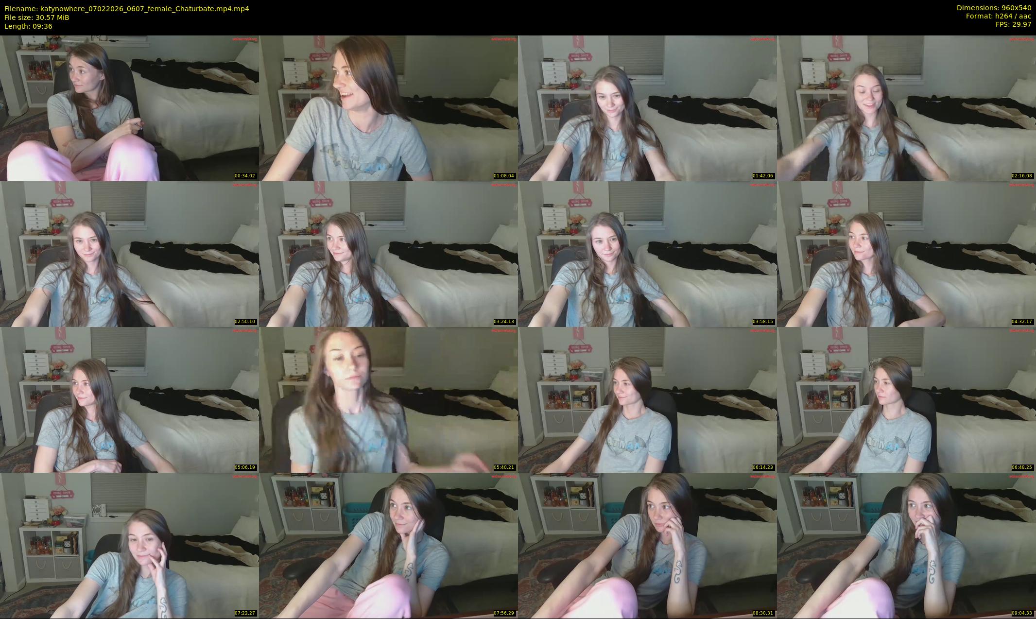 katynowhere — 10 minute Chaturbate female cam show recording, 480p, Feb 7, 2026