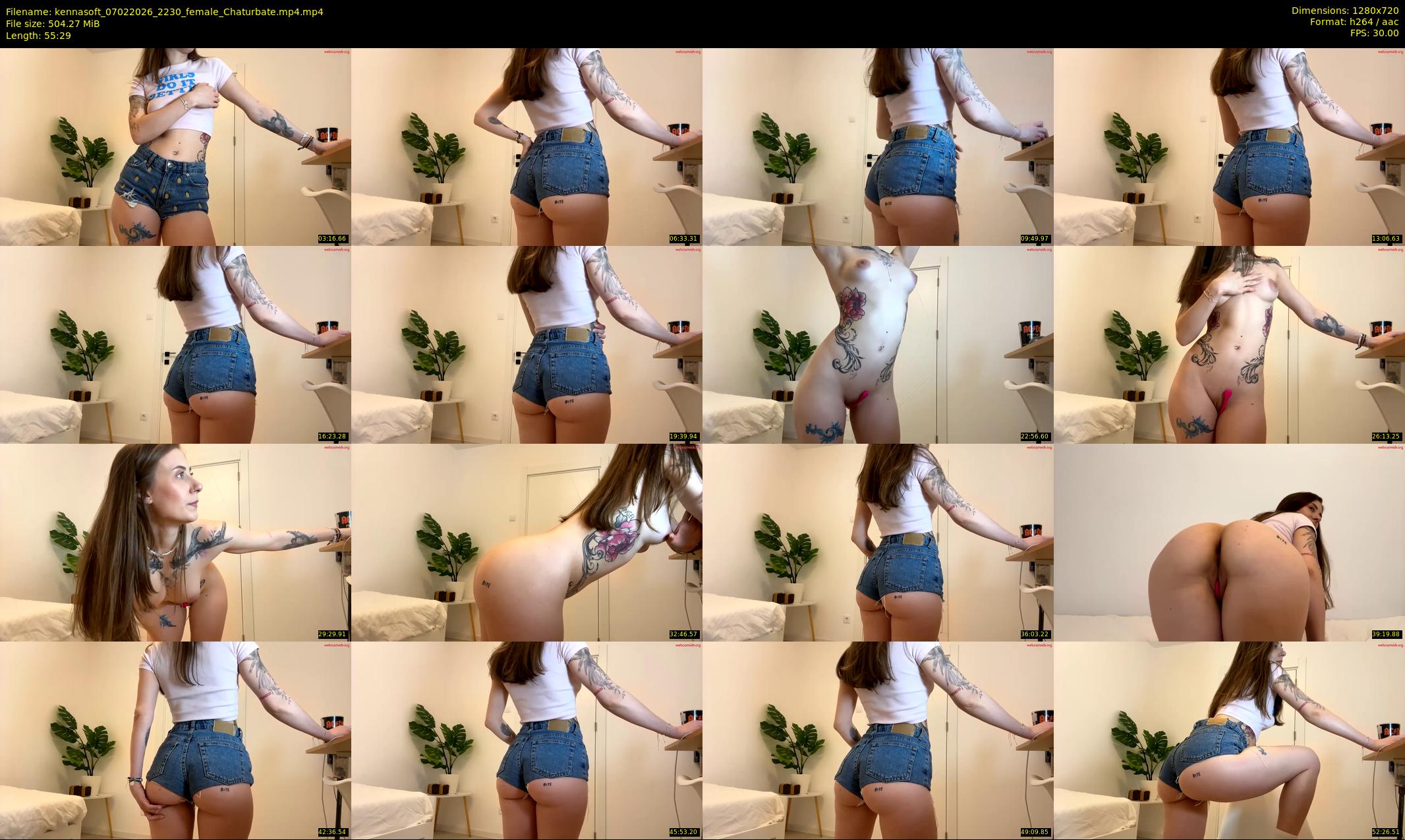 kennasoft — 56 minute Chaturbate female cam show recording, 720p, Feb 7, 2026