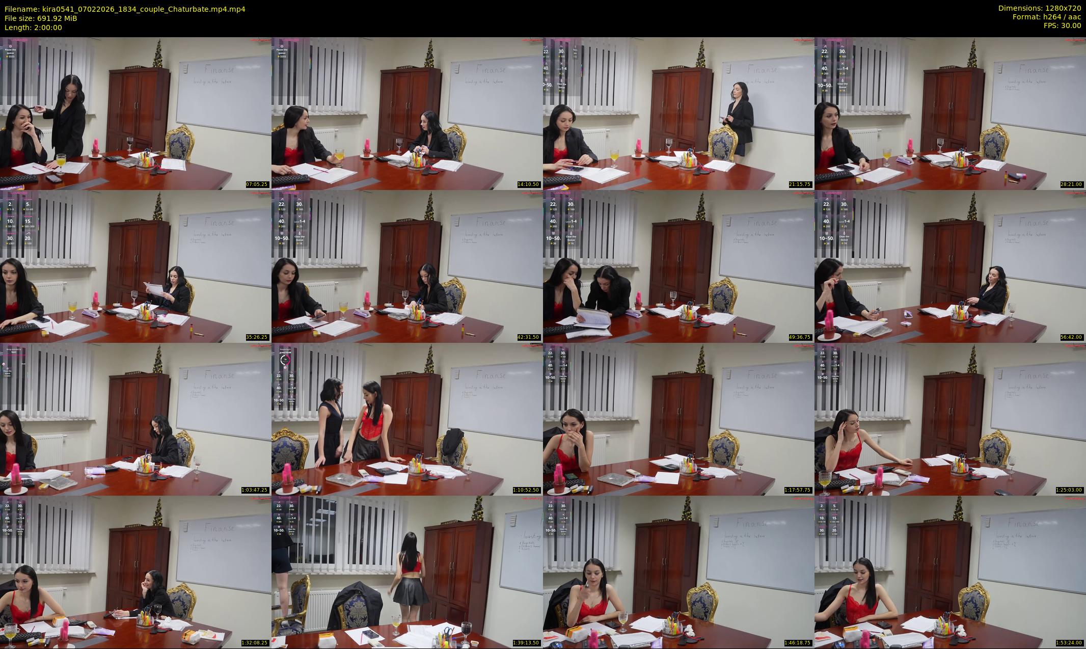 kira0541 — 120 minute Chaturbate couple cam show recording, 720p, Feb 7, 2026