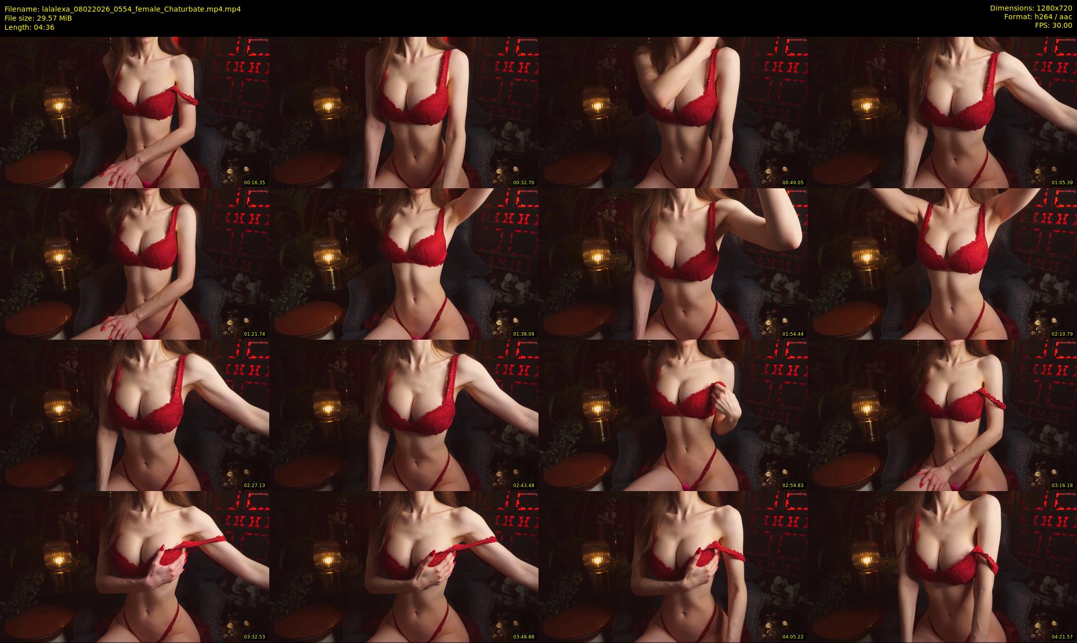 lalalexa — 5 minute Chaturbate female cam show recording, 720p, Feb 8, 2026