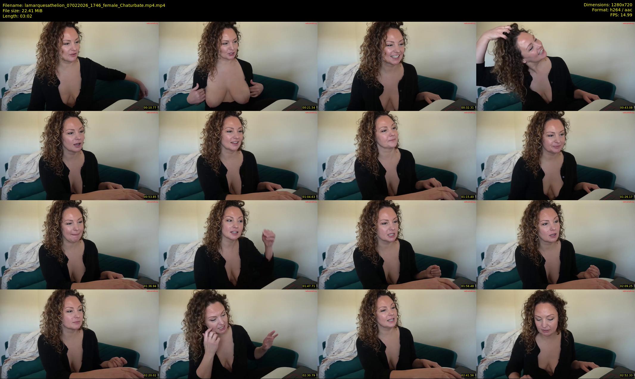 lamarquesathelion — 4 minute Chaturbate female cam show recording, 720p, Feb 7, 2026