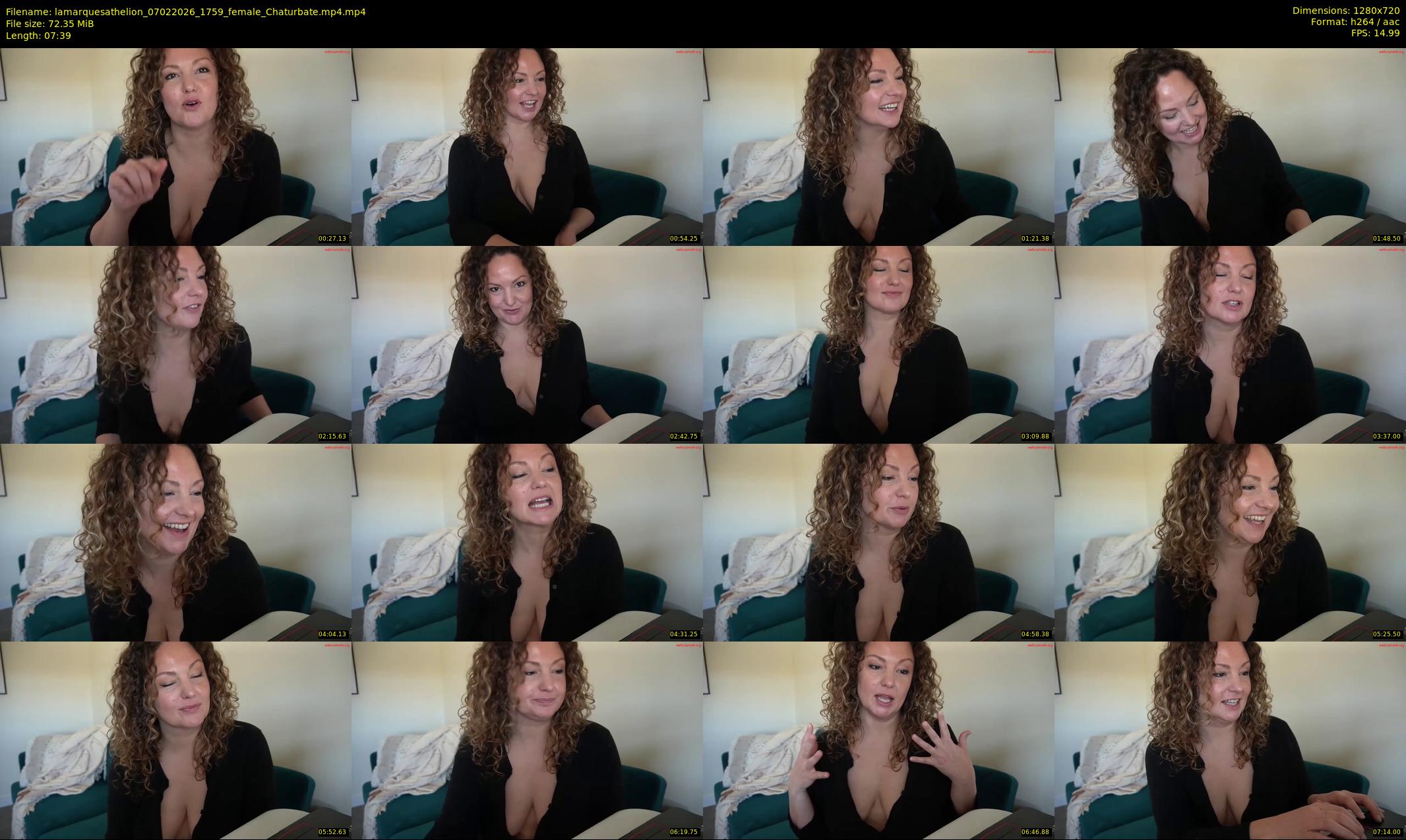 lamarquesathelion — 8 minute Chaturbate female cam show recording, 720p, Feb 7, 2026