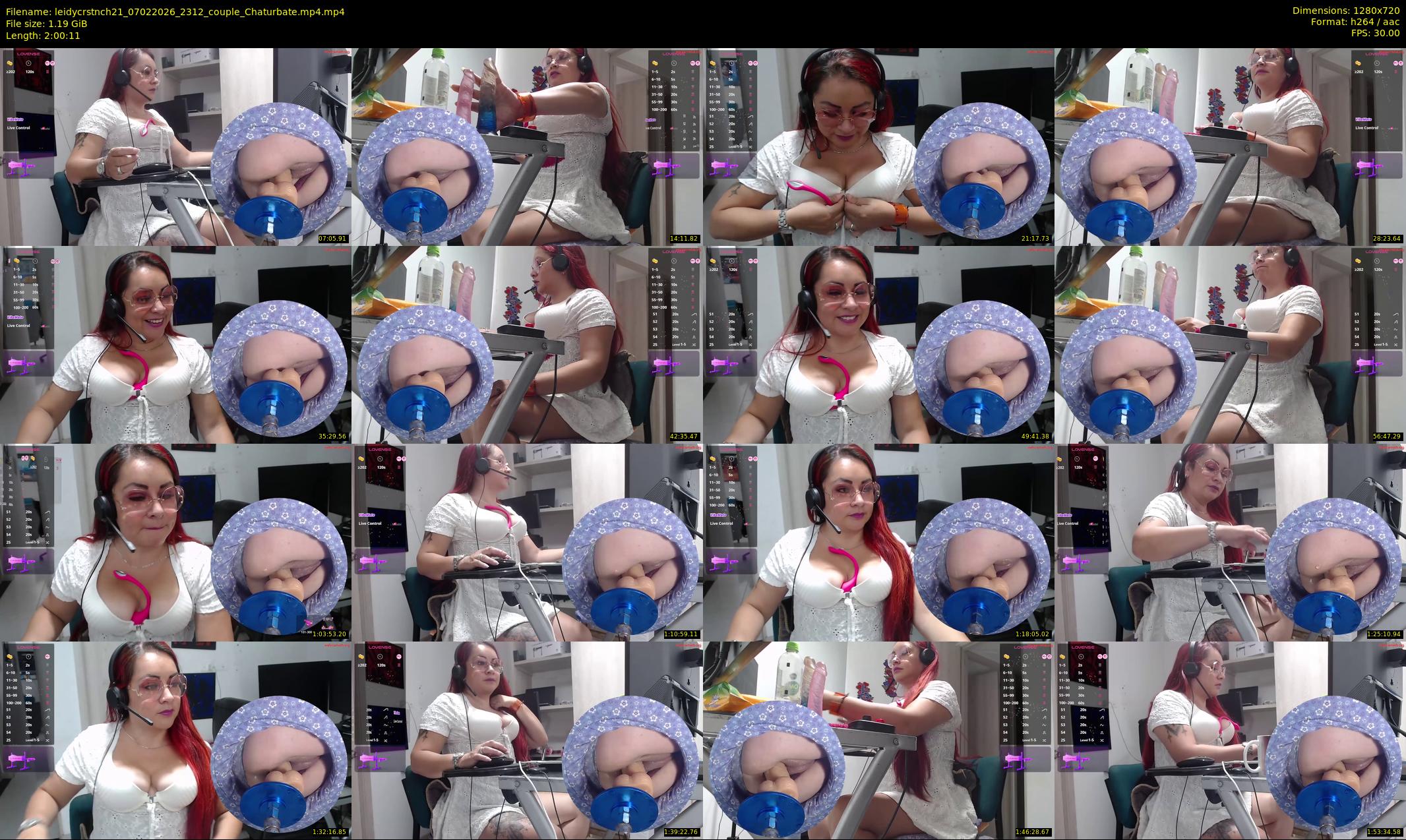 leidycrstnch21 — 121 minute Chaturbate female cam show recording, 720p, Feb 7, 2026