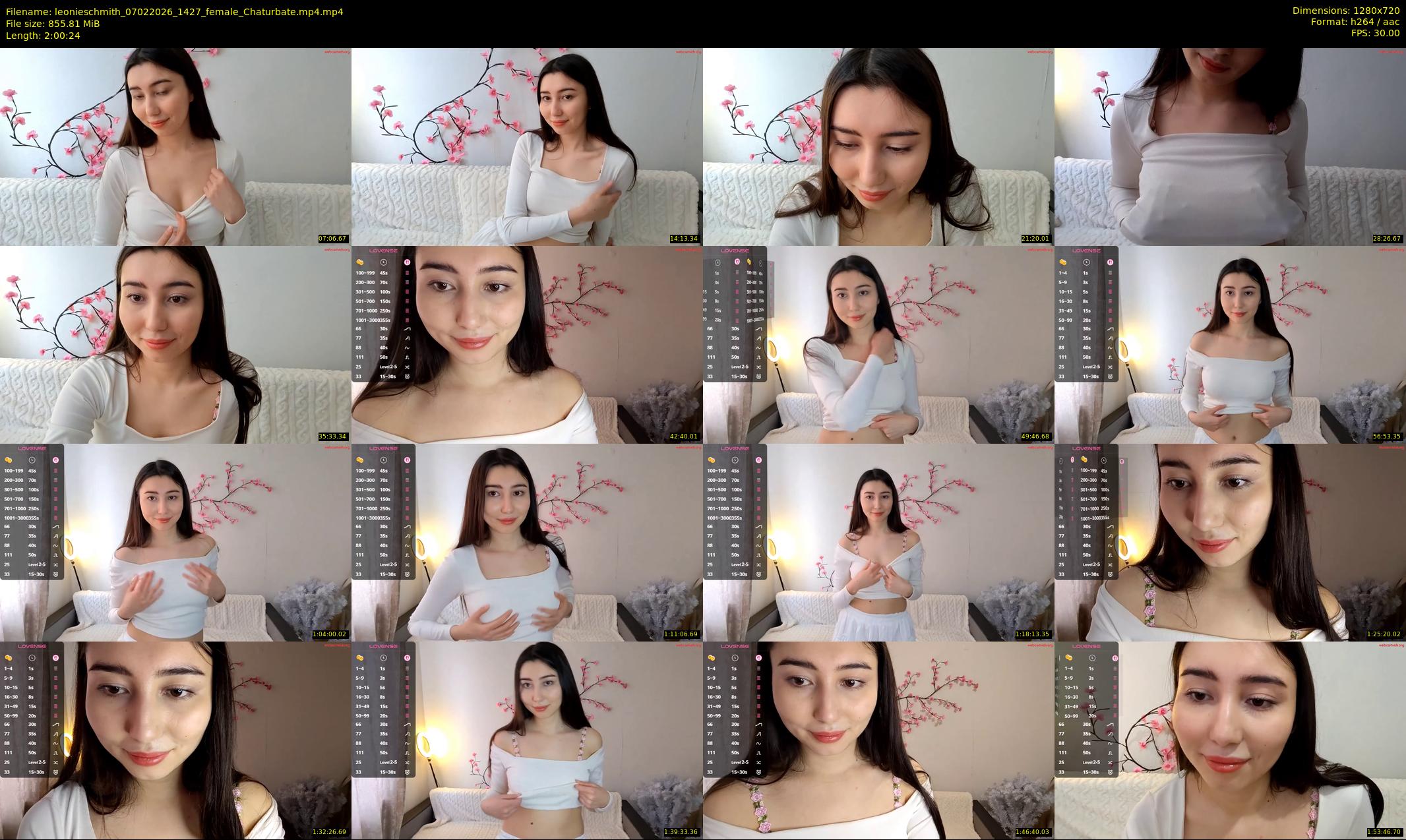 leonieschmith — 121 minute Chaturbate female cam show recording, 720p, Feb 7, 2026
