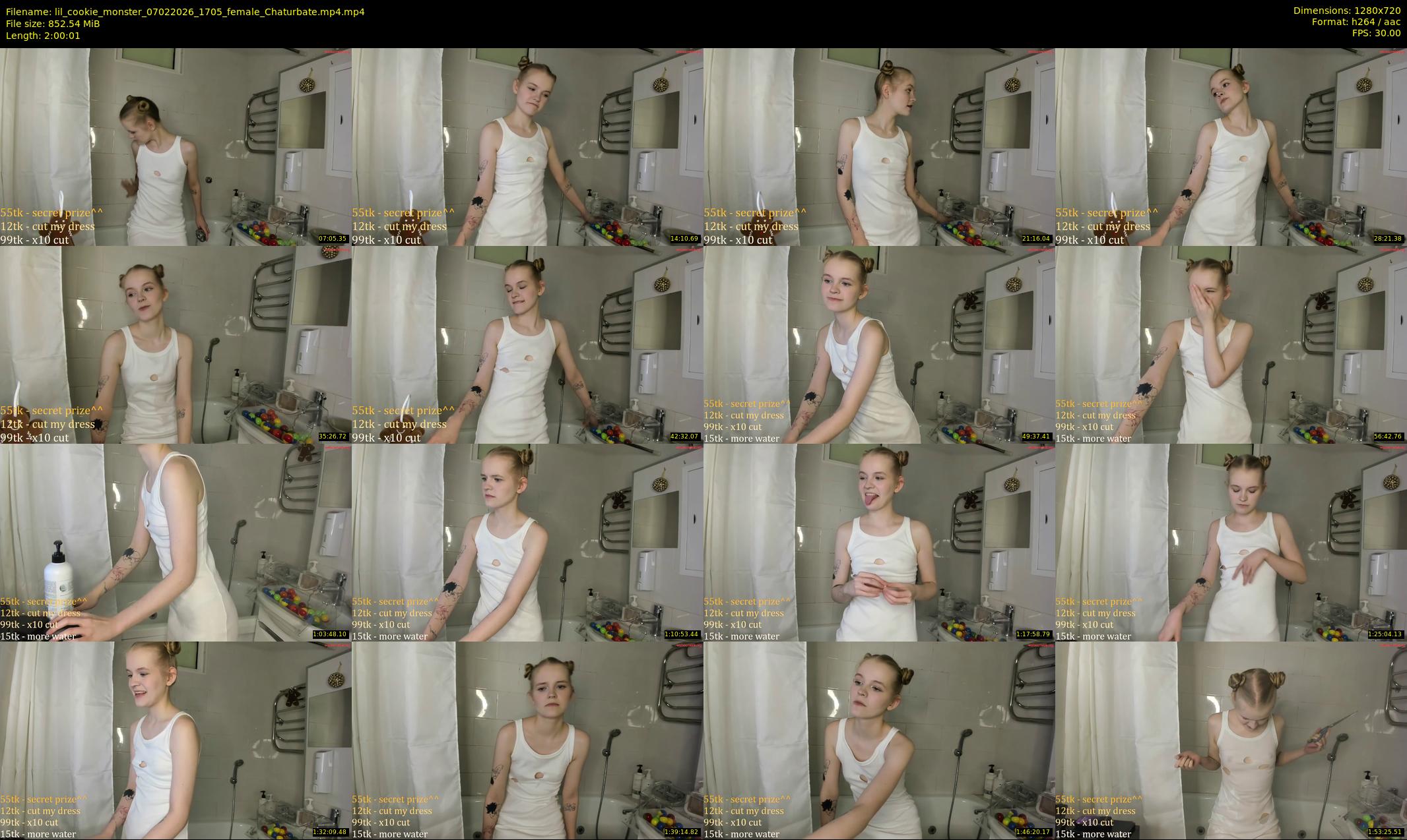 lil_cookie_monster — 121 minute Chaturbate female cam show recording, 720p, Feb 7, 2026