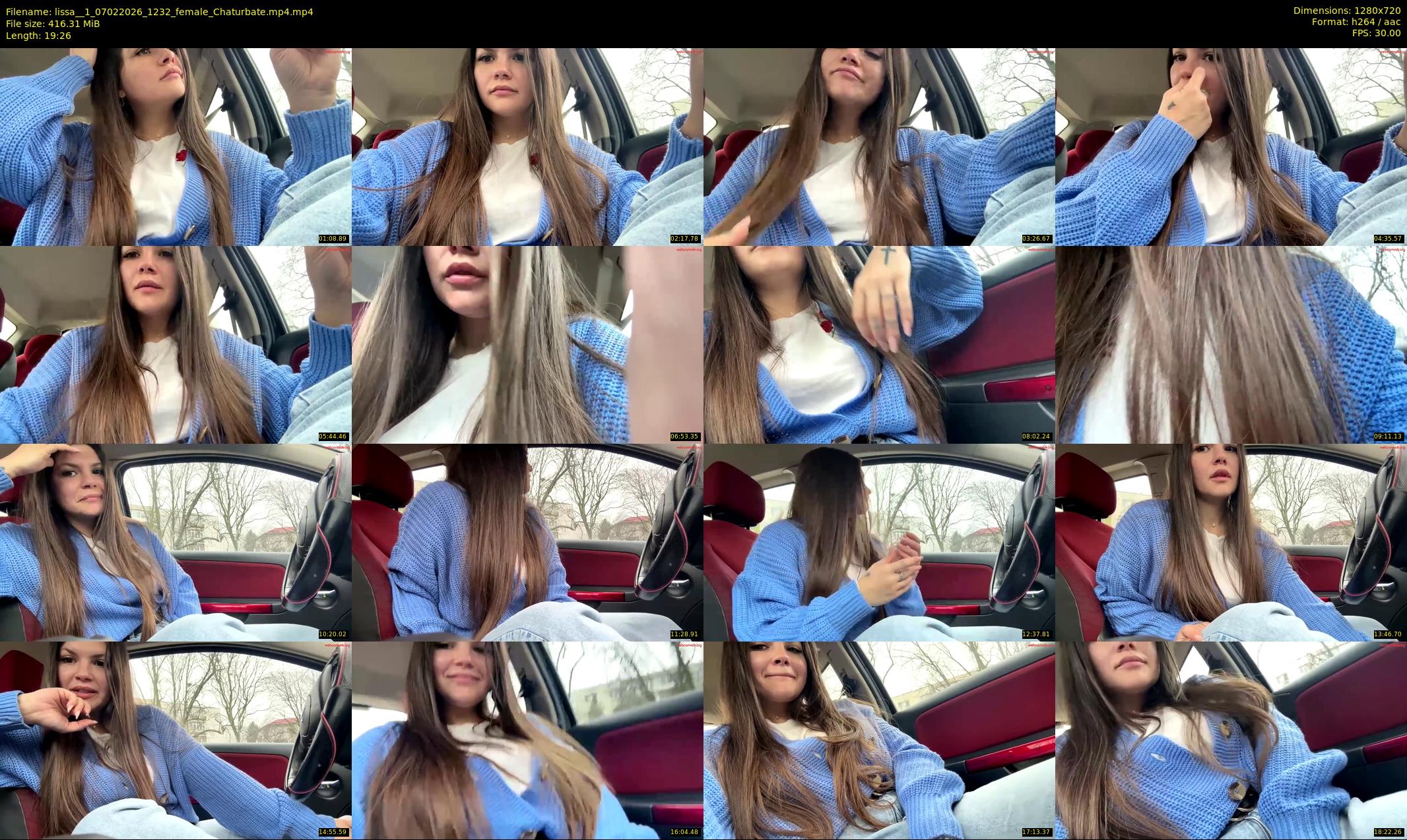 lissa__1 — 20 minute Chaturbate female cam show recording, 720p, Feb 7, 2026