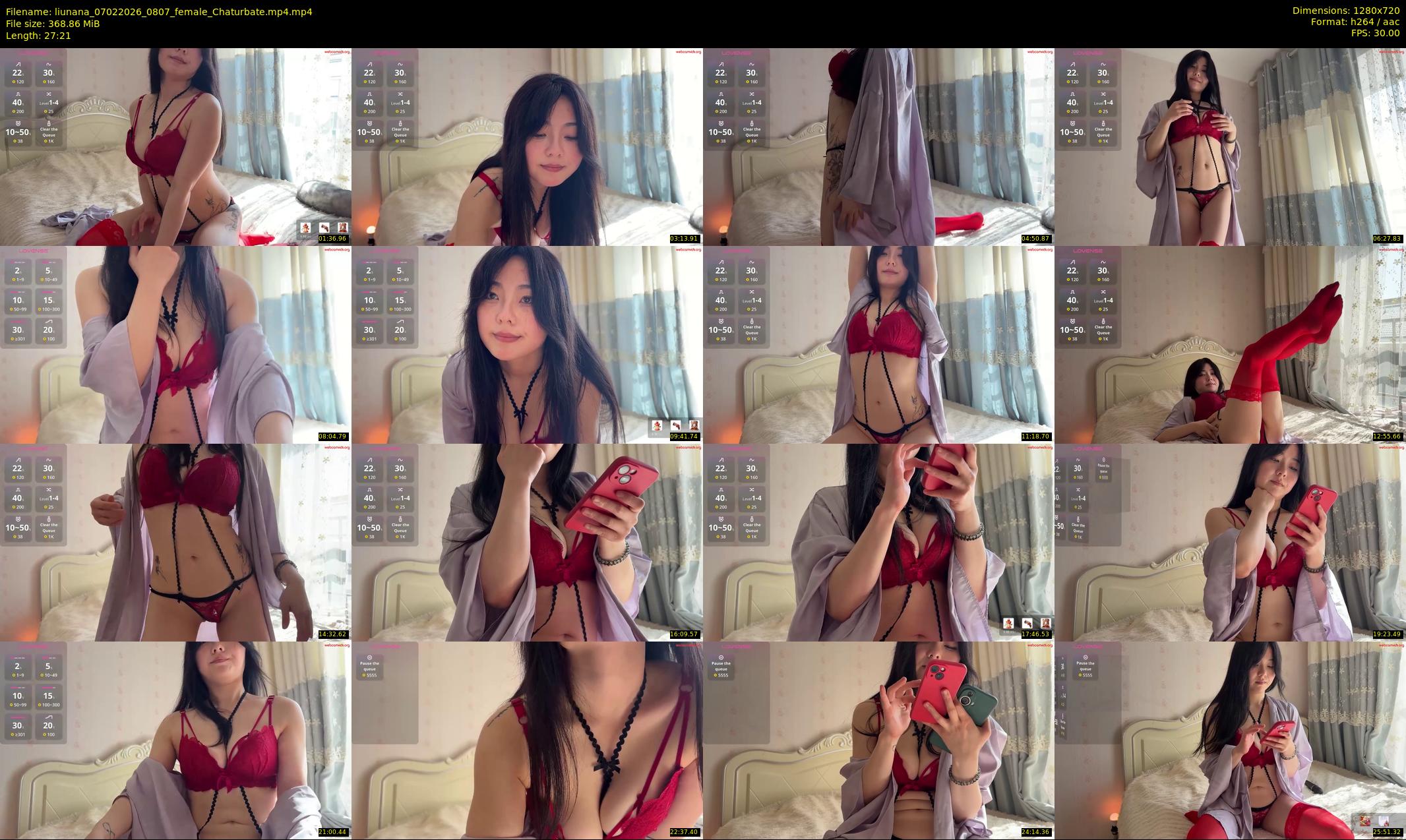 liunana — 28 minute Chaturbate female cam show recording, 720p, Feb 7, 2026