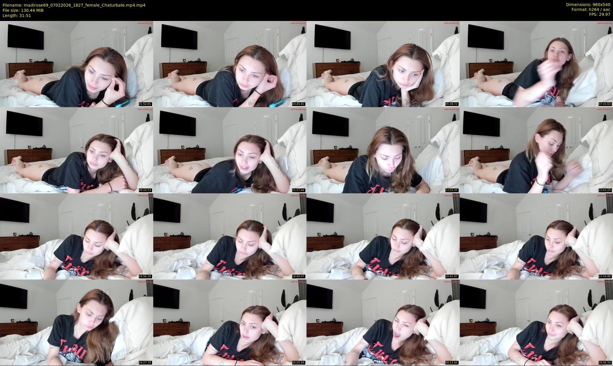 madirose69 — 32 minute Chaturbate female cam show recording, 480p, Feb 7, 2026