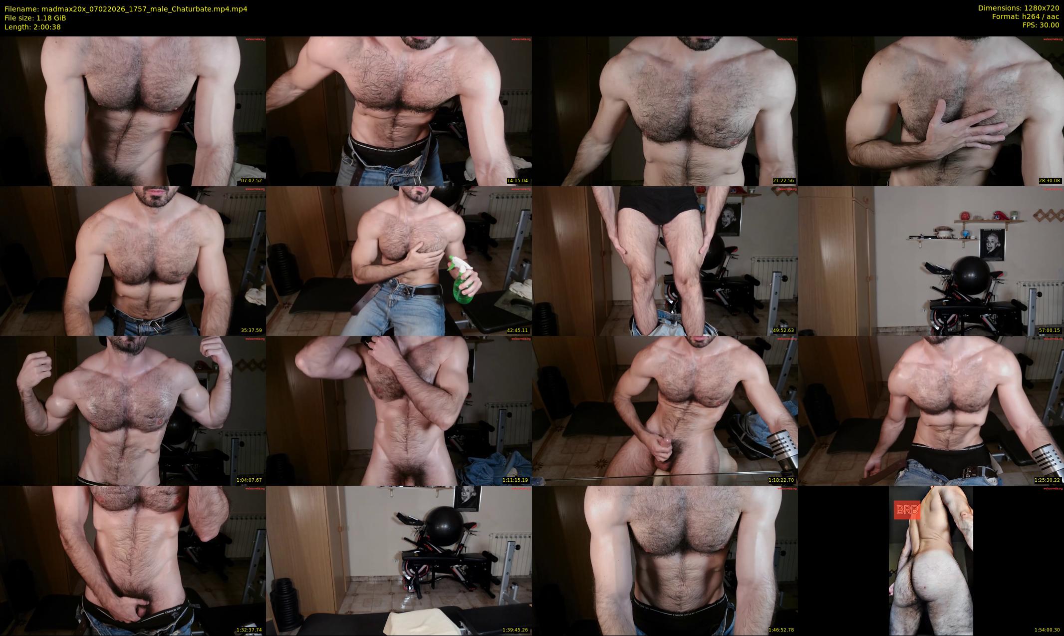 madmax20x — 121 minute Chaturbate male cam show recording, 720p, Feb 7, 2026