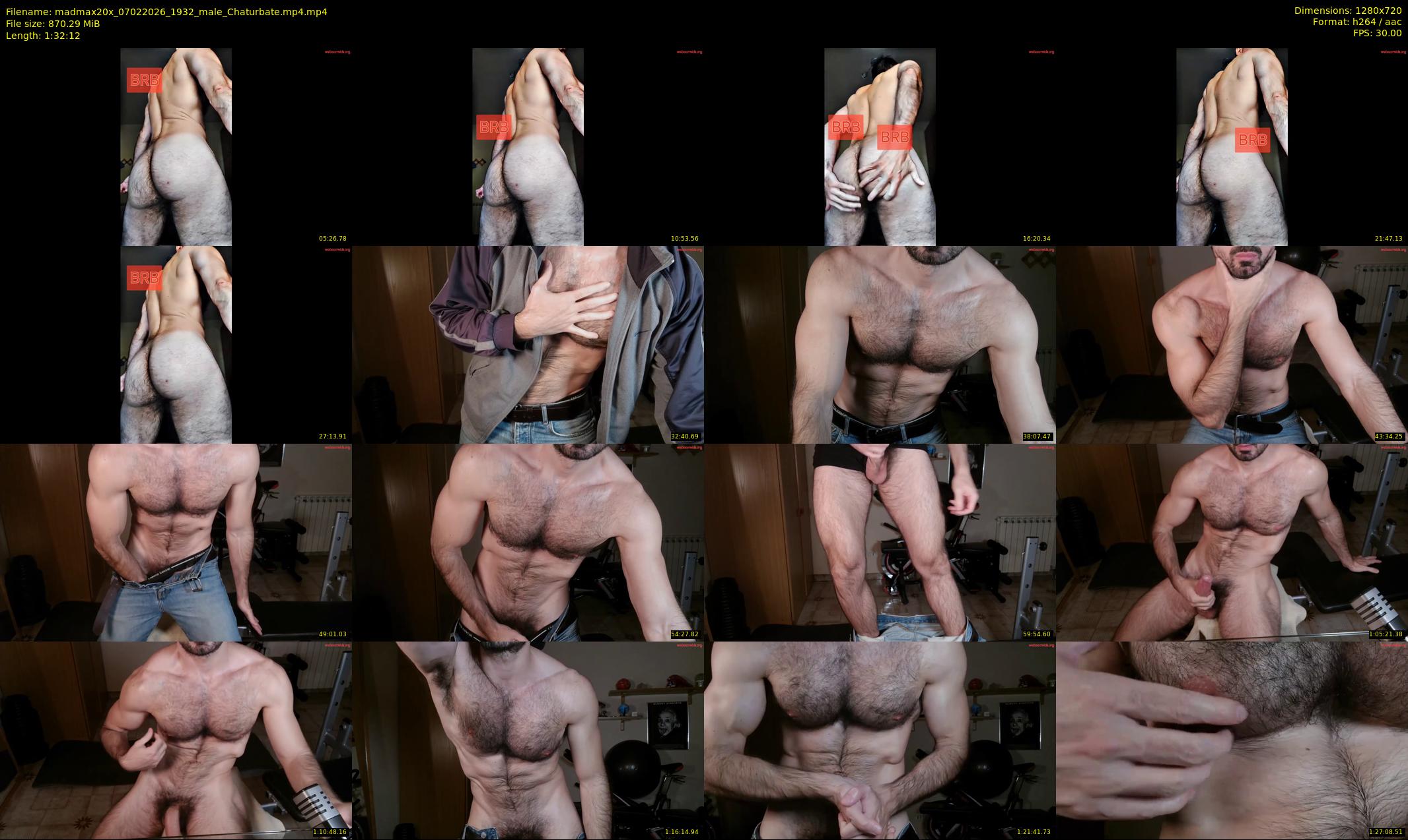 madmax20x — 93 minute Chaturbate male cam show recording, 720p, Feb 7, 2026