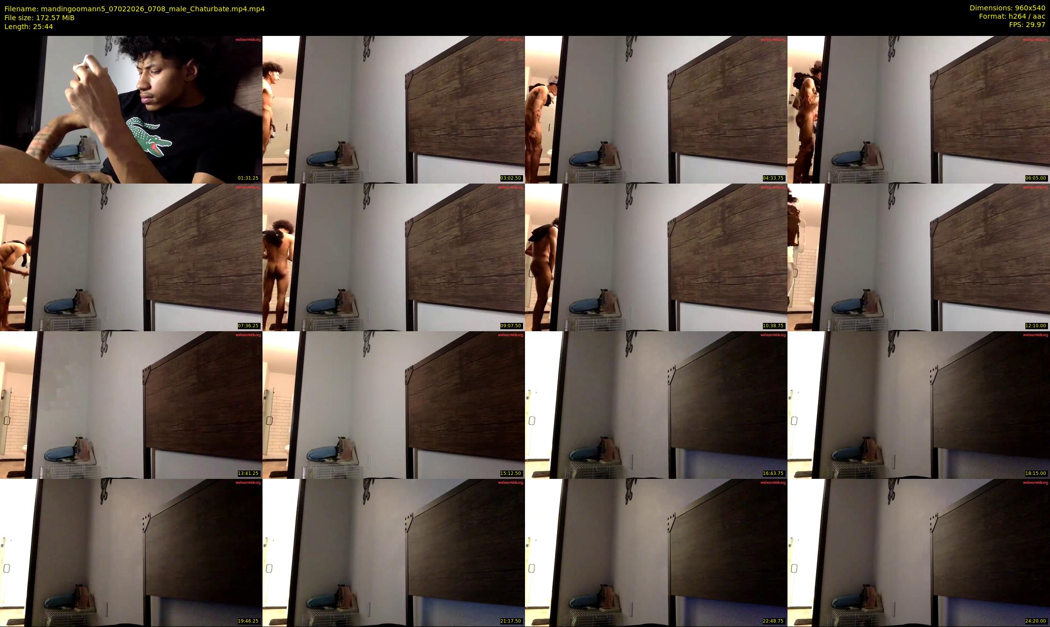 mandingoomann5 — 26 minute Chaturbate male cam show recording, 480p, Feb 7, 2026