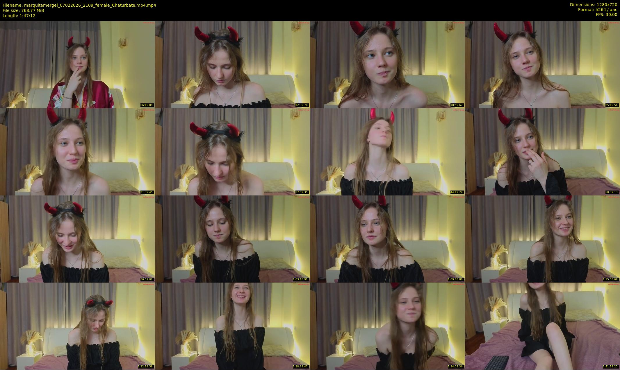 marquitamergel — 108 minute Chaturbate couple cam show recording, 720p, Feb 7, 2026