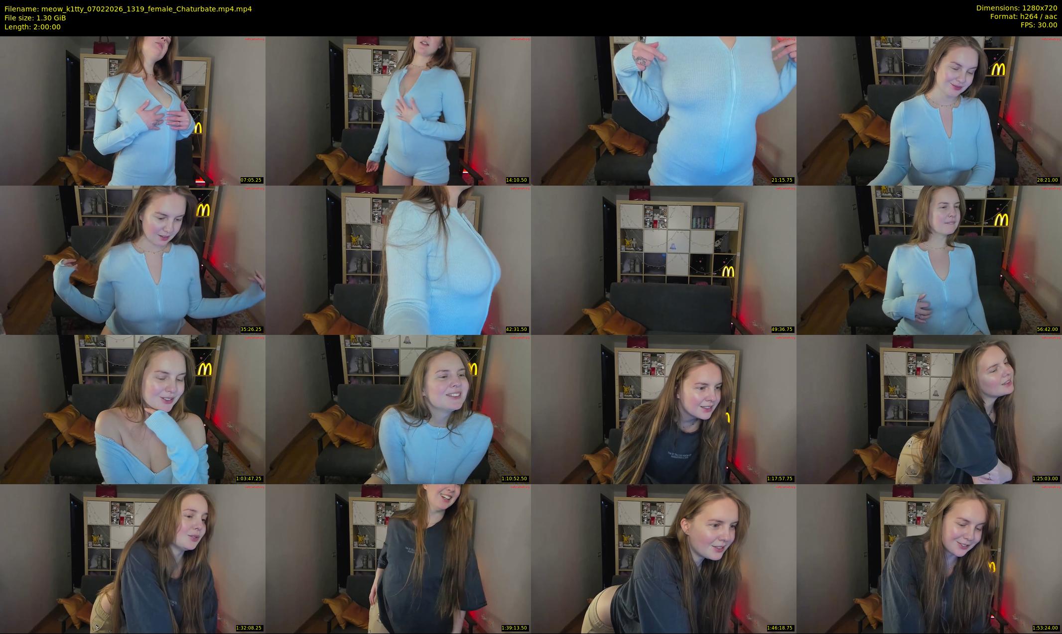 meow_k1tty — 120 minute Chaturbate female cam show recording, 720p, Feb 7, 2026