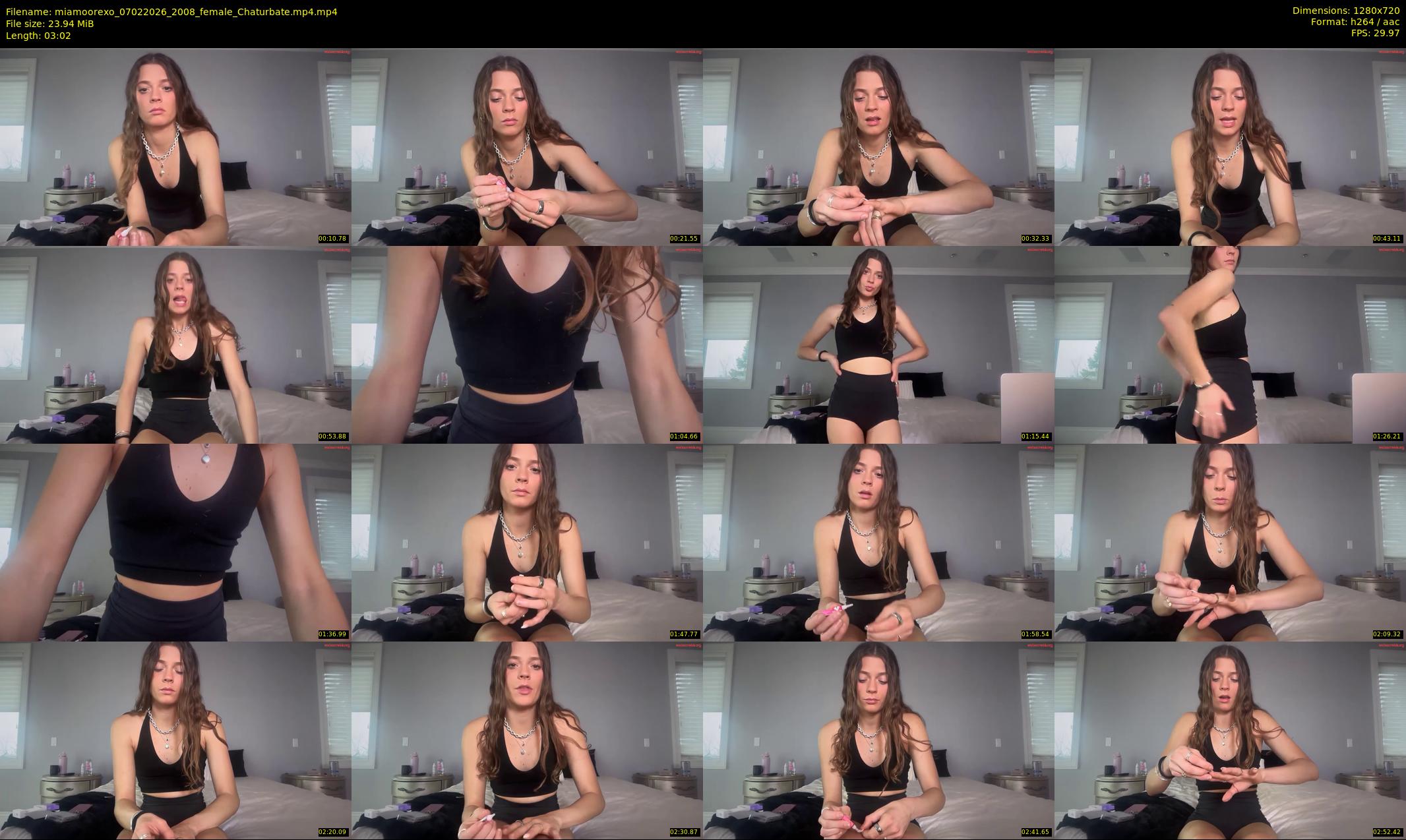miamoorexo — 4 minute Chaturbate female cam show recording, 720p, Feb 7, 2026