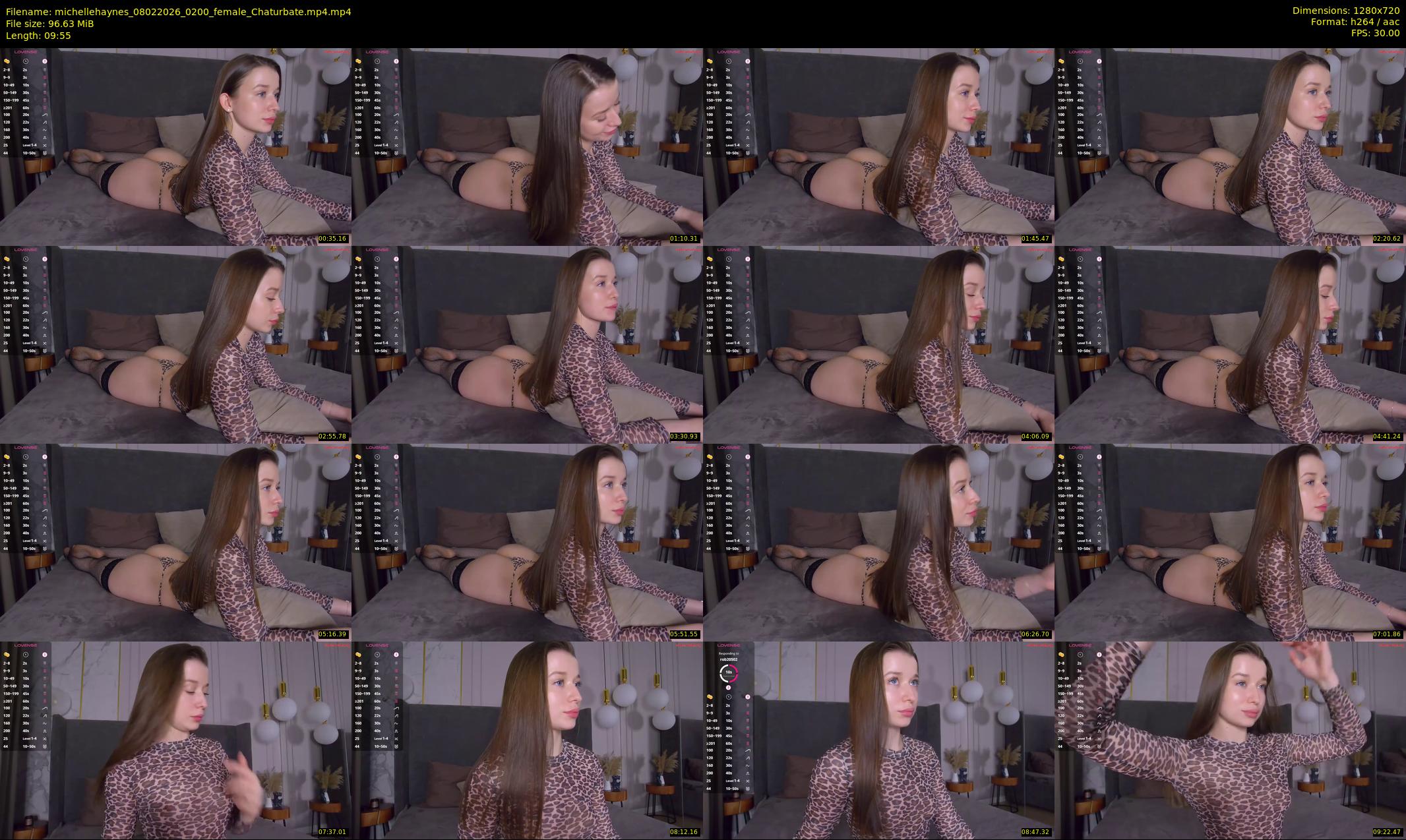 michellehaynes — 10 minute Chaturbate female cam show recording, 720p, Feb 8, 2026