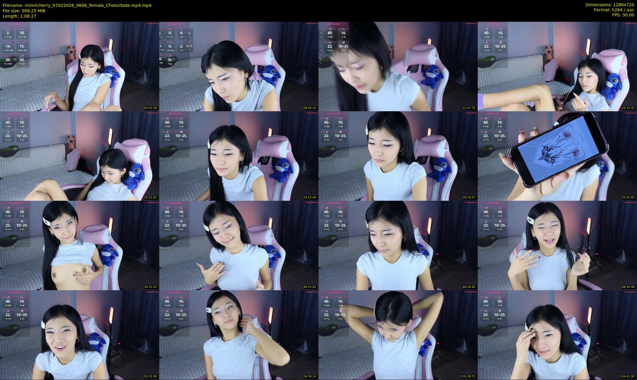 mimiicherry — 69 minute Chaturbate female cam show recording, 720p, Feb 7, 2026