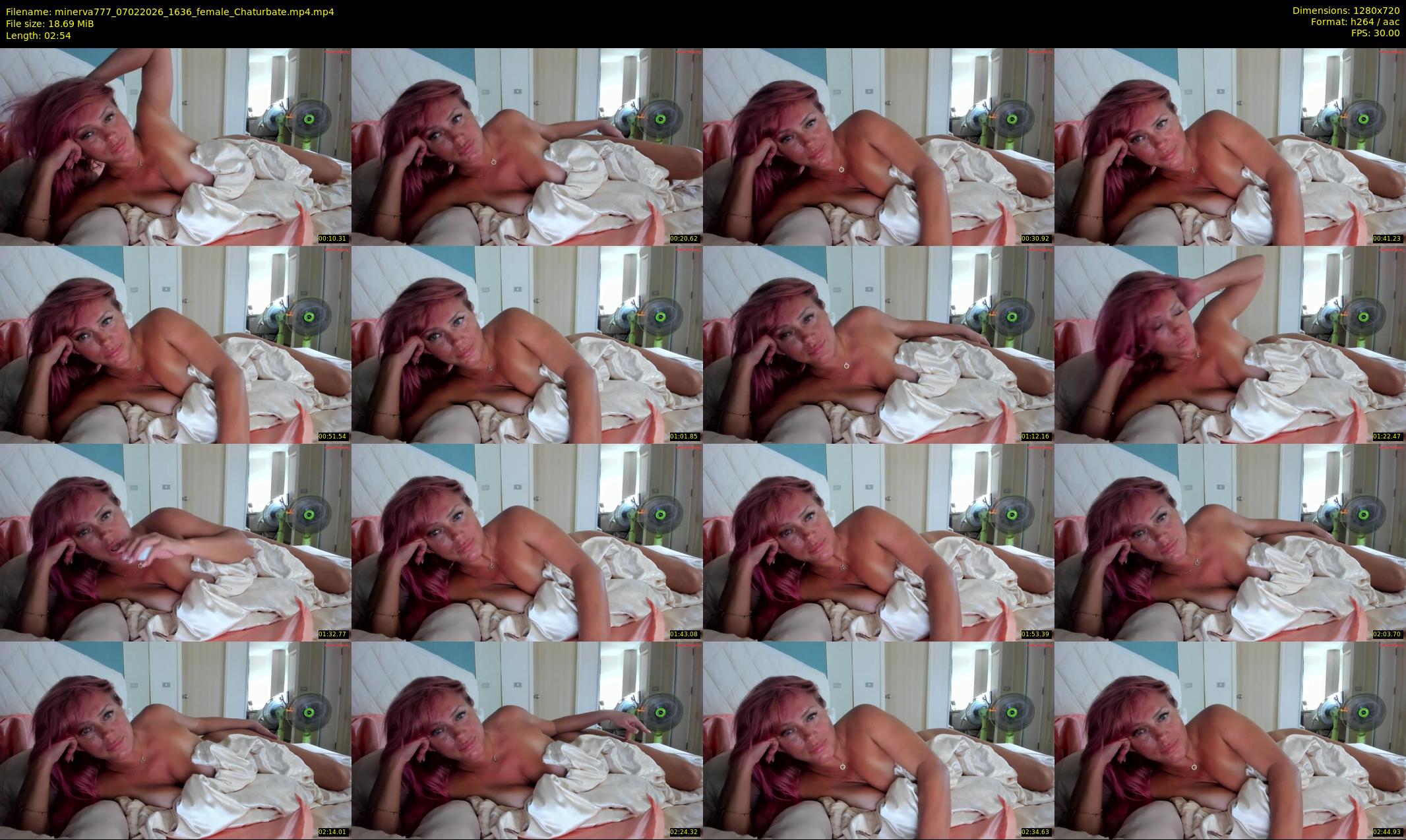 minerva777 — 3 minute Chaturbate female cam show recording, 720p, Feb 7, 2026