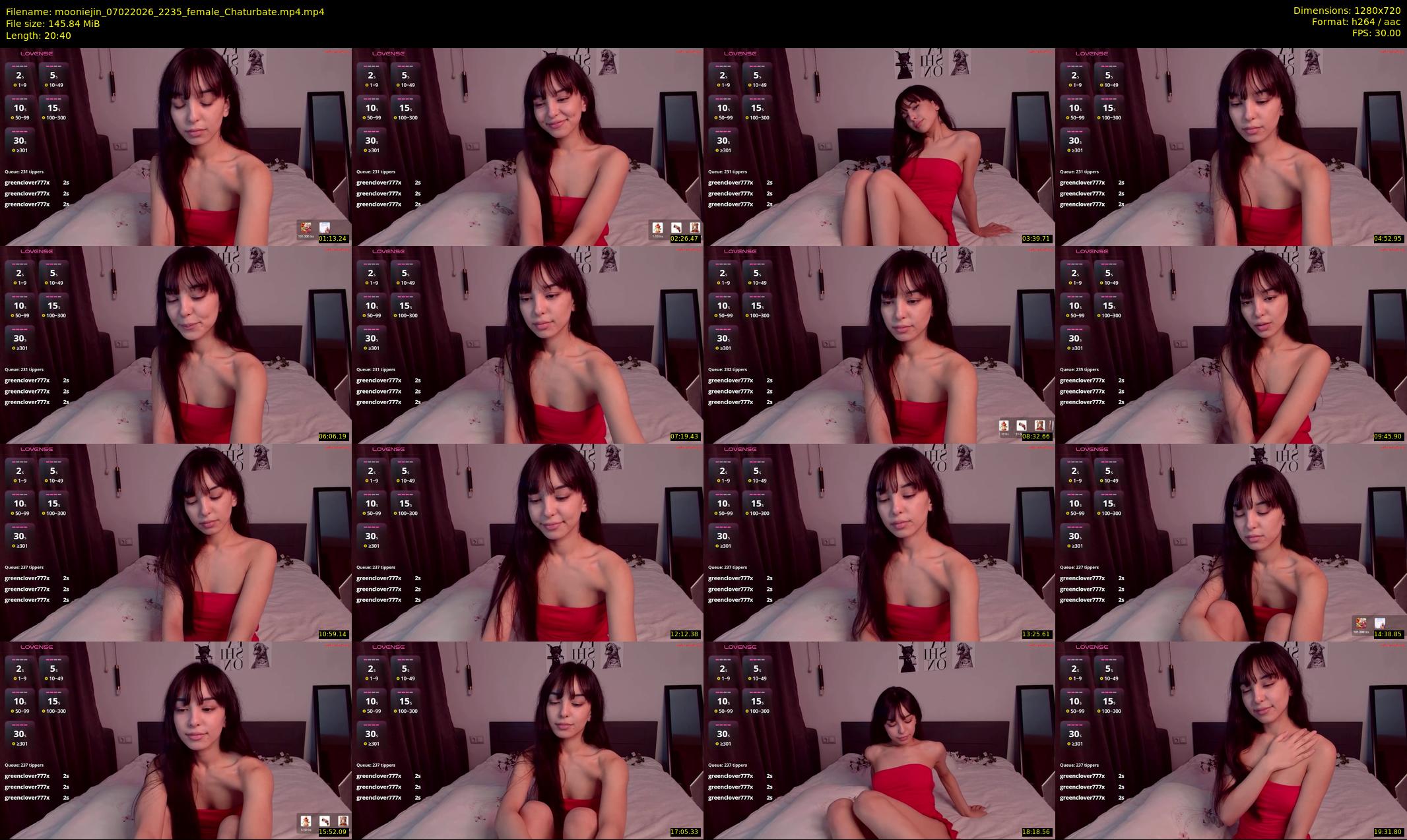 mooniejin — 21 minute Chaturbate female cam show recording, 720p, Feb 7, 2026