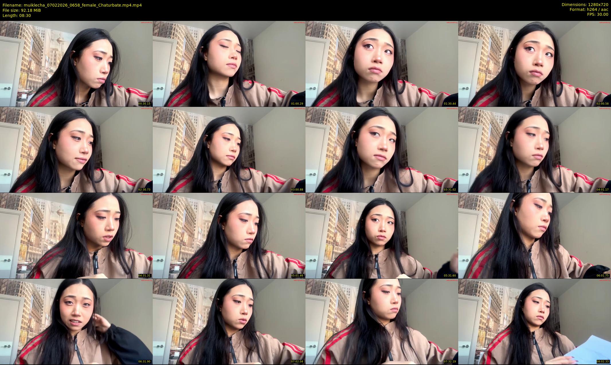 muiklecha — 9 minute Chaturbate female cam show recording, 720p, Feb 7, 2026