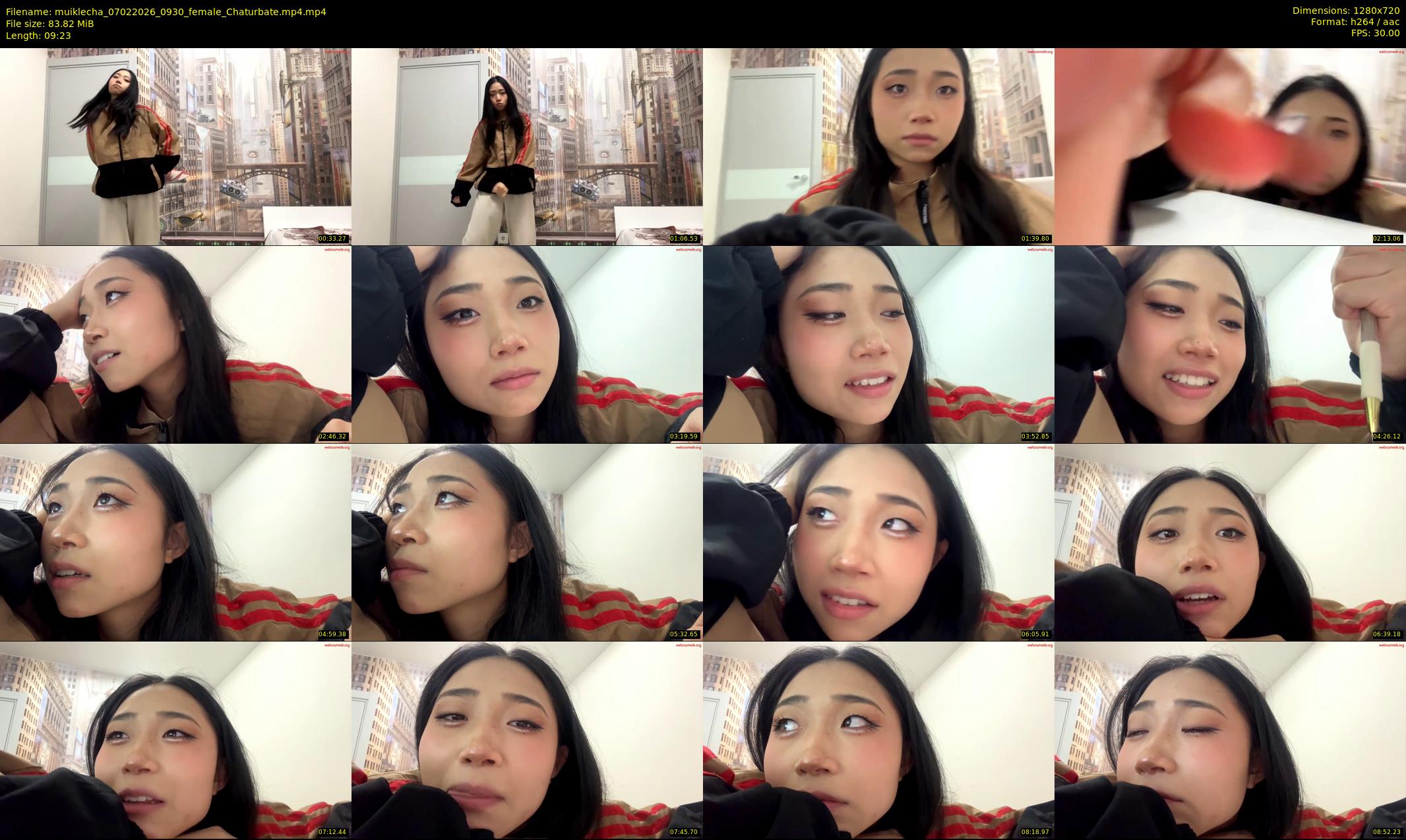 muiklecha — 10 minute Chaturbate female cam show recording, 720p, Feb 7, 2026