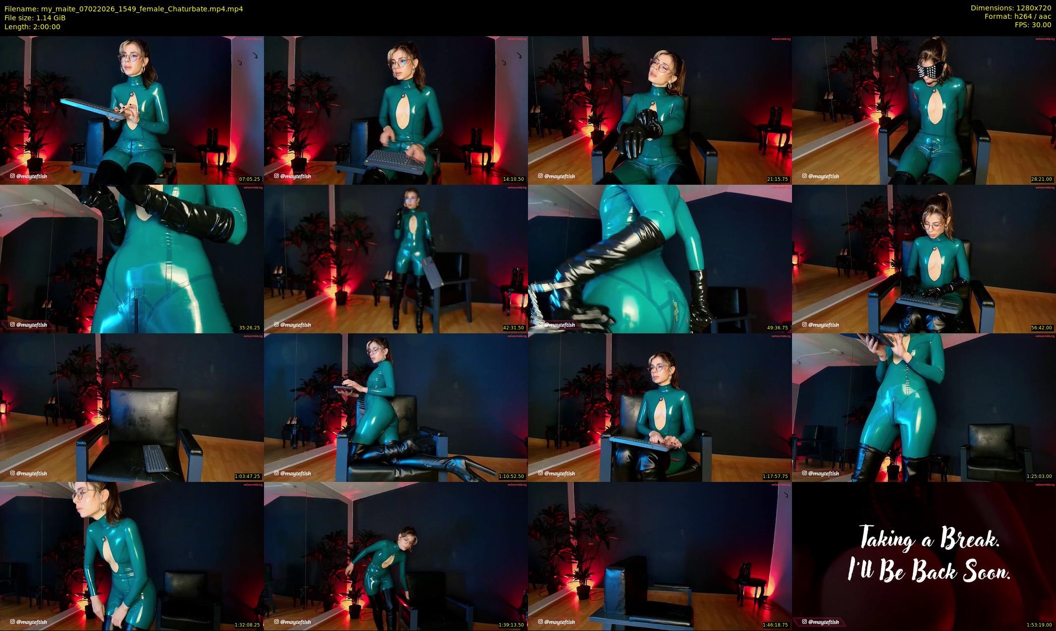 my_maite — 120 minute Chaturbate female cam show recording, 720p, Feb 7, 2026
