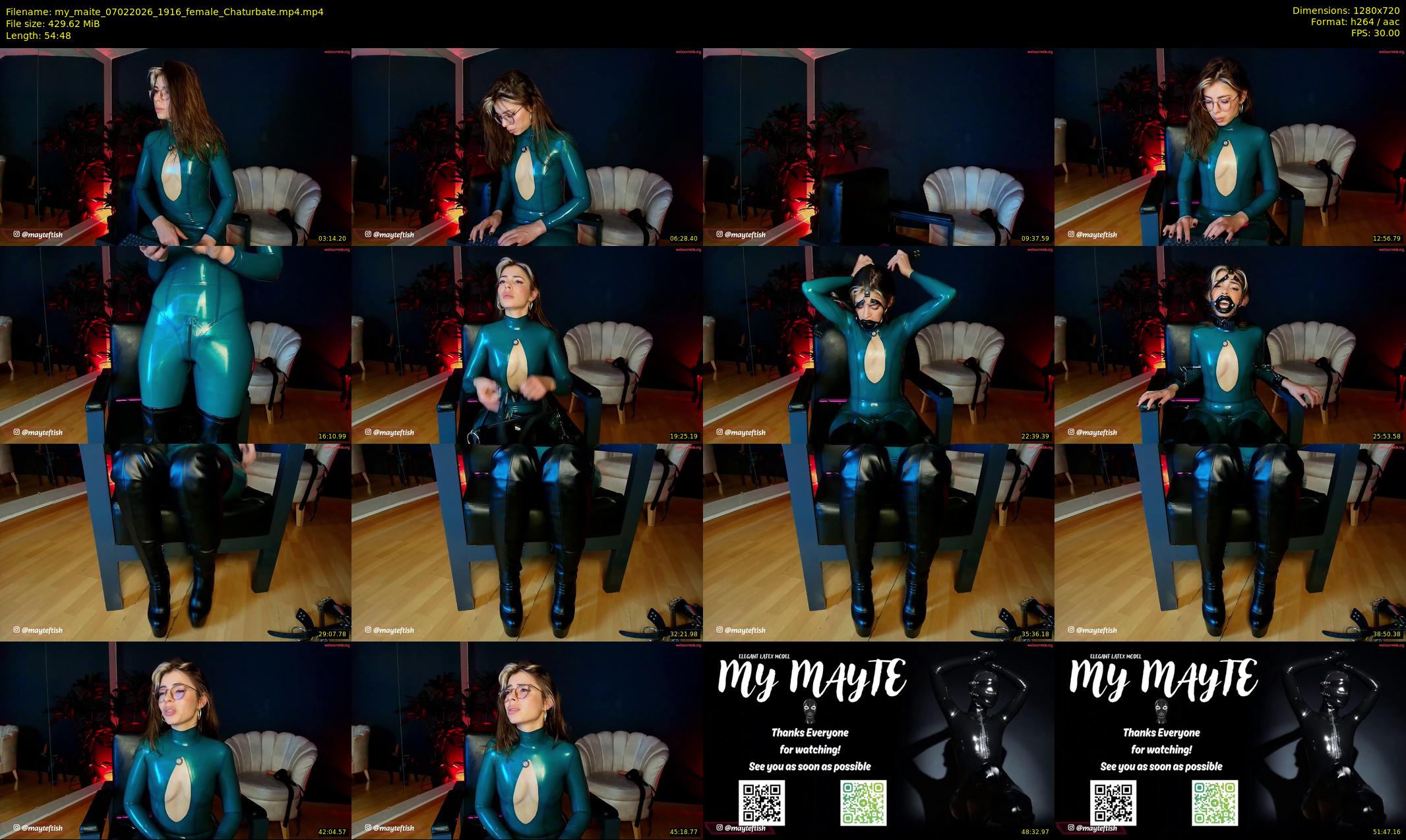 my_maite — 55 minute Chaturbate female cam show recording, 720p, Feb 7, 2026