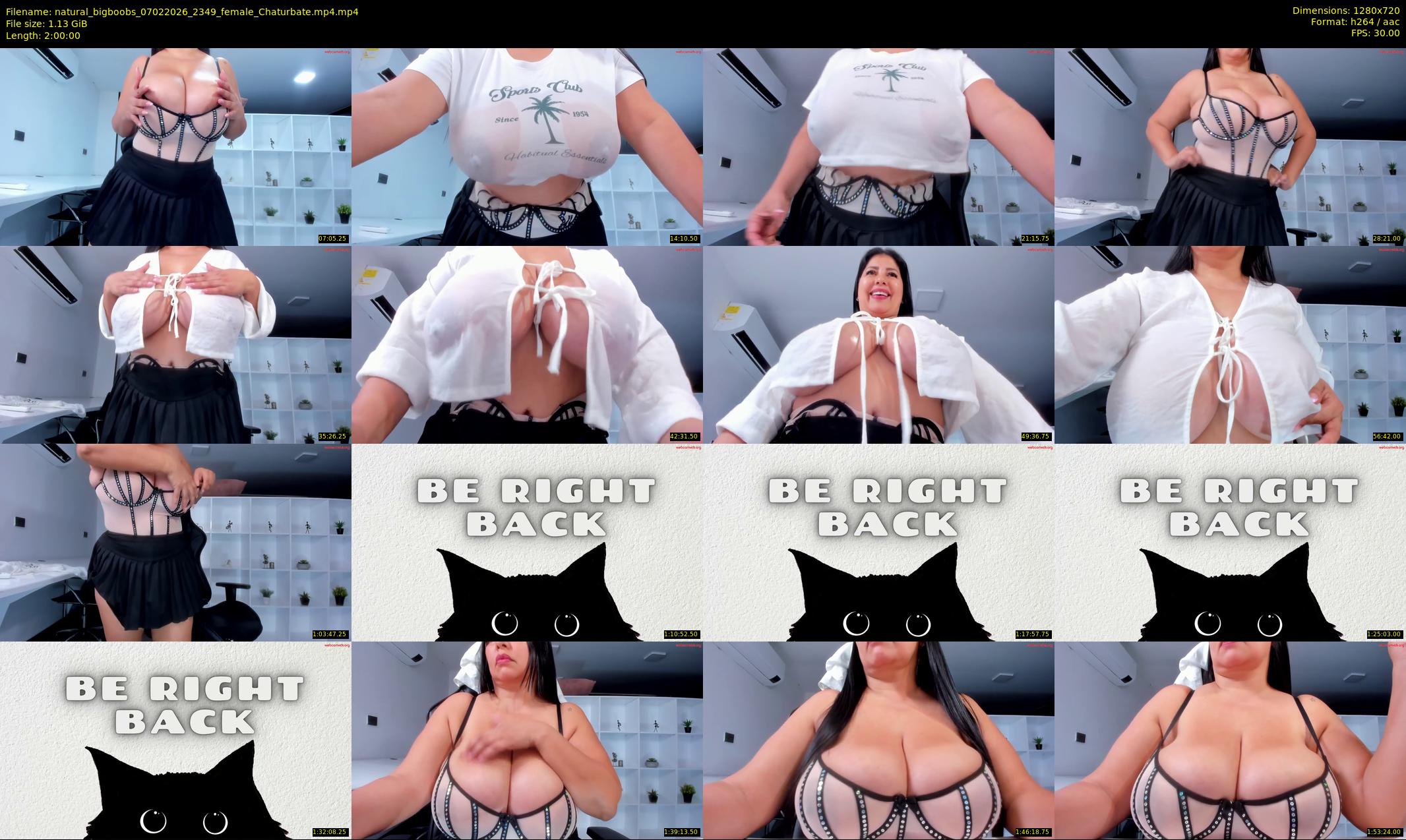 natural_bigboobs — 120 minute Chaturbate female cam show recording, 720p, Feb 7, 2026