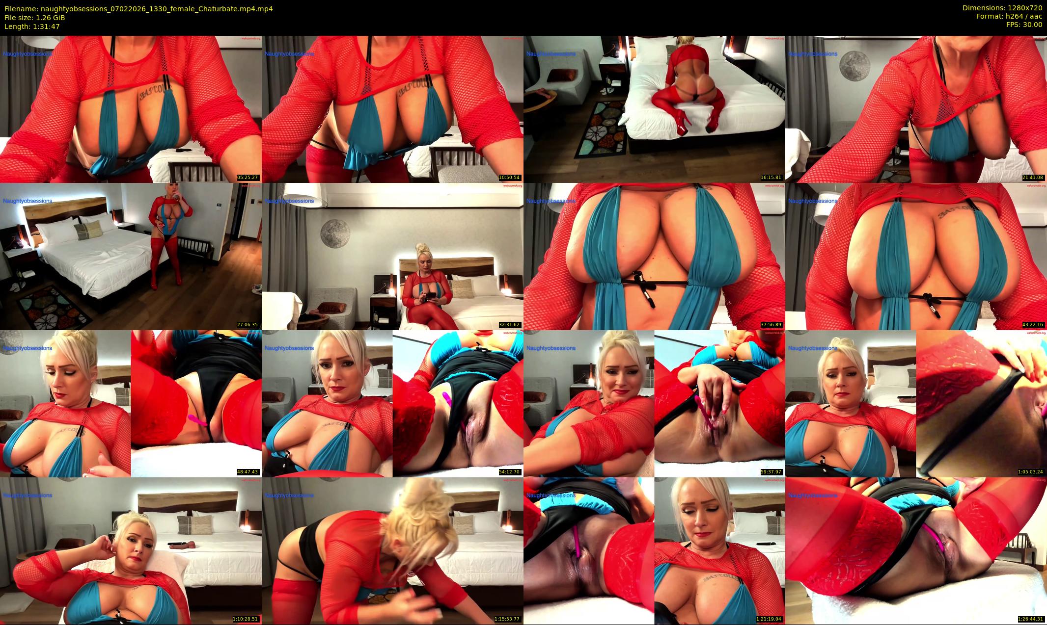 naughtyobsessions — 92 minute Chaturbate female cam show recording, 720p, Feb 7, 2026