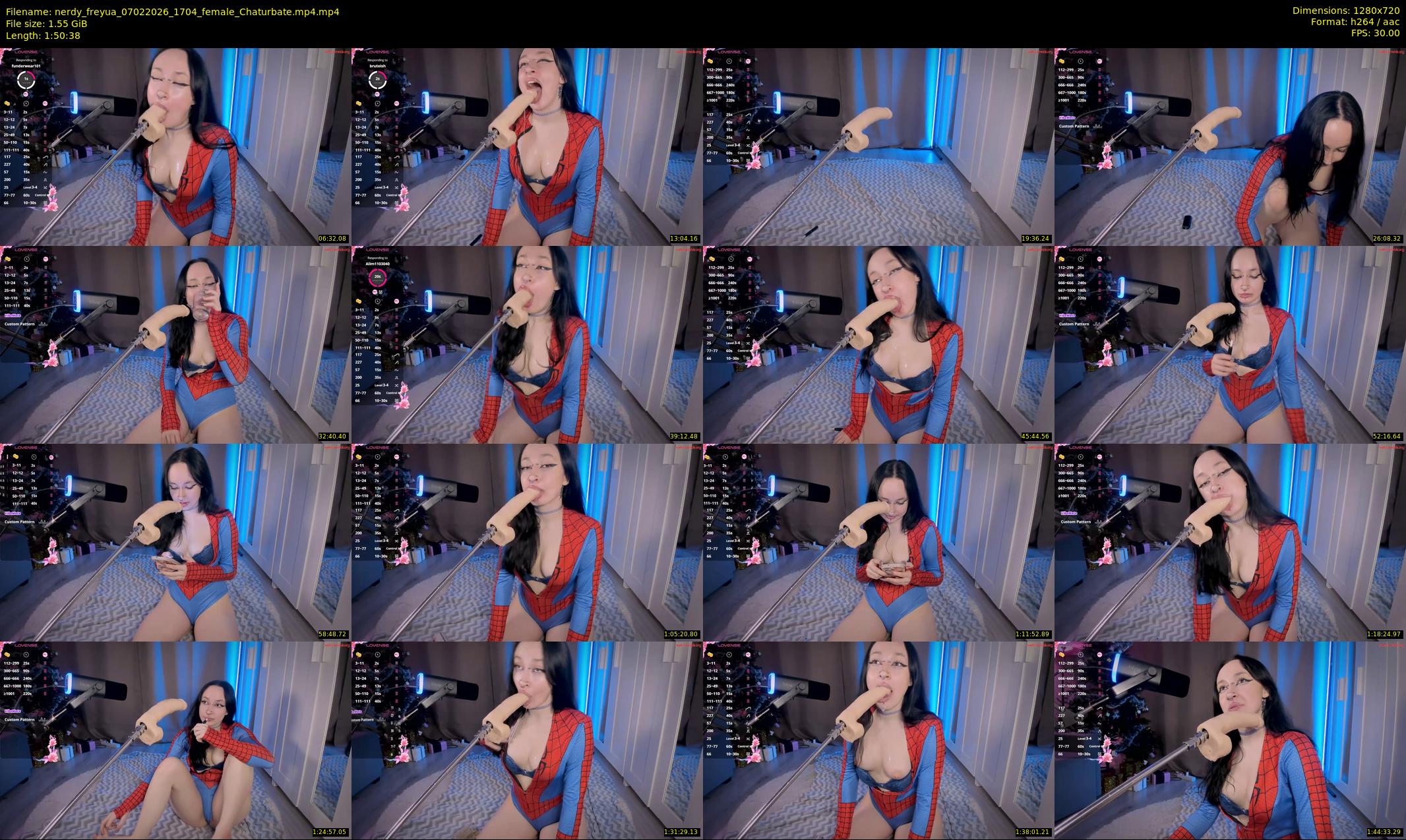 nerdy_freyua — 111 minute Chaturbate female cam show recording, 720p, Feb 7, 2026