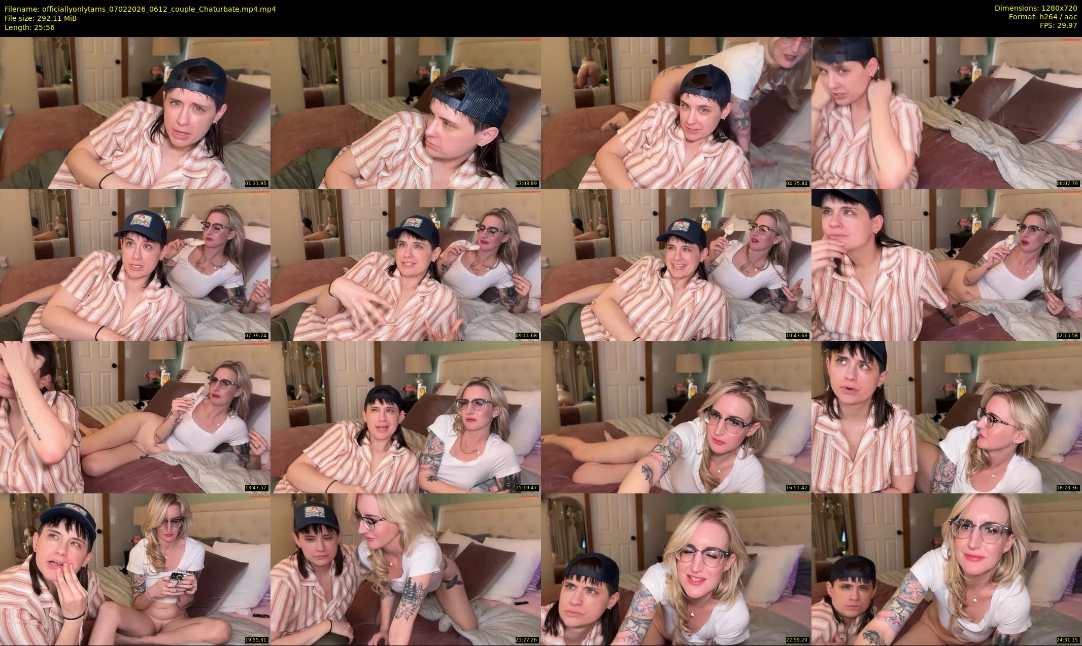 officiallyonlytams — 26 minute Chaturbate female cam show recording, 720p, Feb 7, 2026