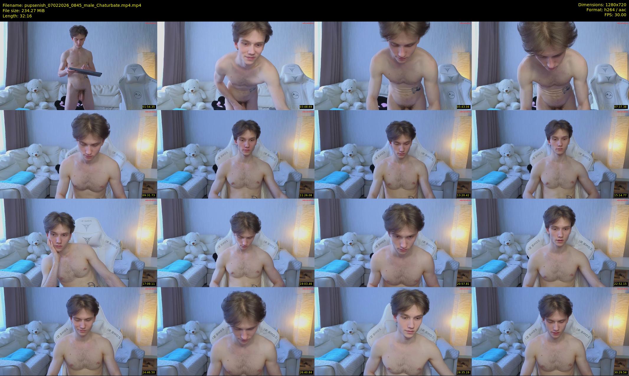 pupsenish — 33 minute Chaturbate male cam show recording, 720p, Feb 7, 2026