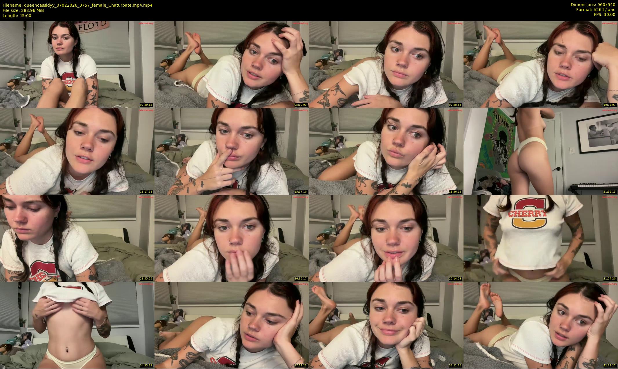 queencassidyy — 45 minute Chaturbate female cam show recording, 480p, Feb 7, 2026