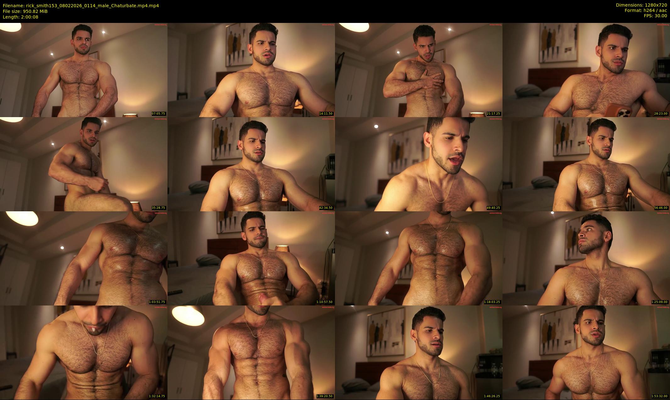 rick_smith153 — 121 minute Chaturbate male cam show recording, 720p, Feb 8, 2026