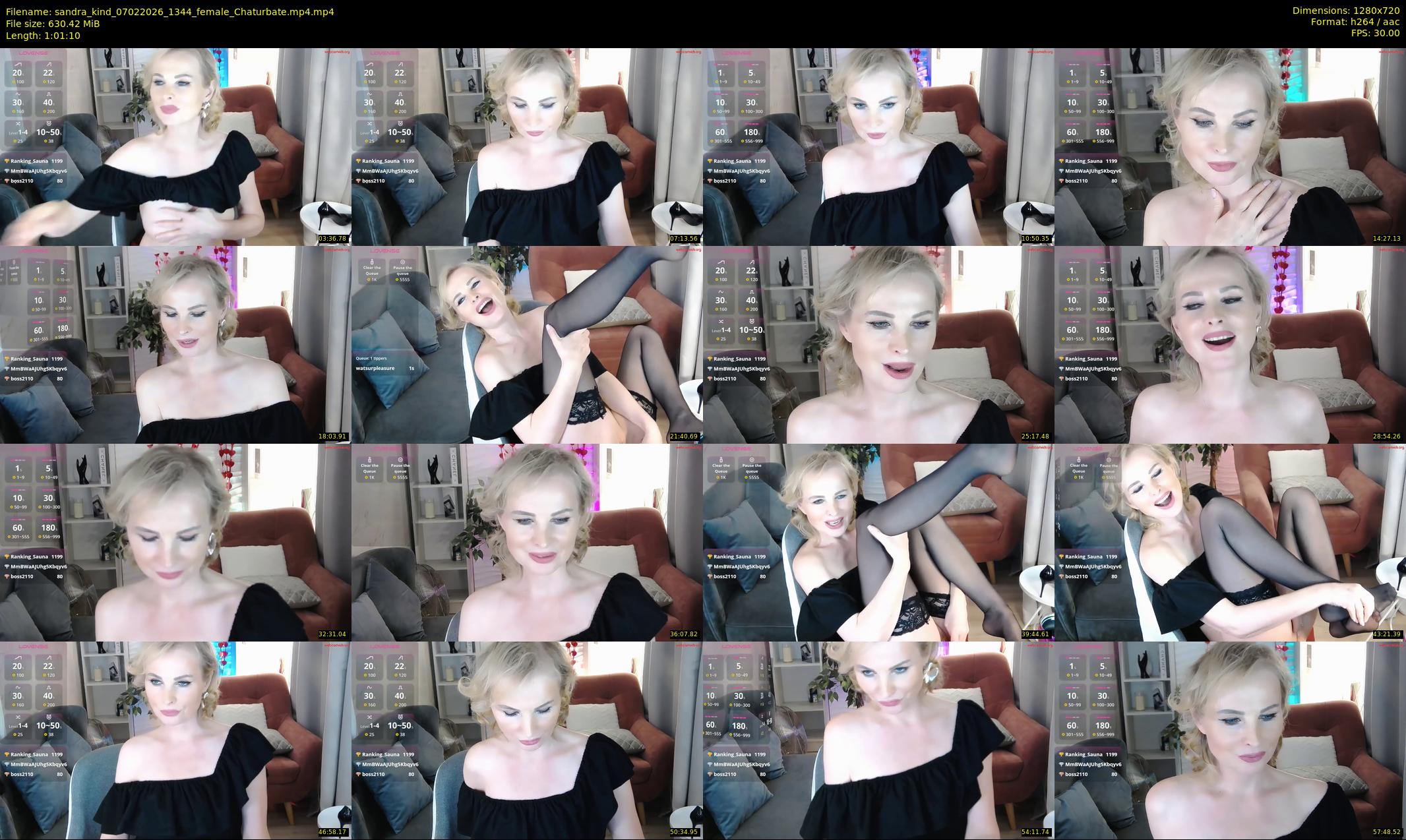 sandra_kind — 62 minute Chaturbate female cam show recording, 720p, Feb 7, 2026